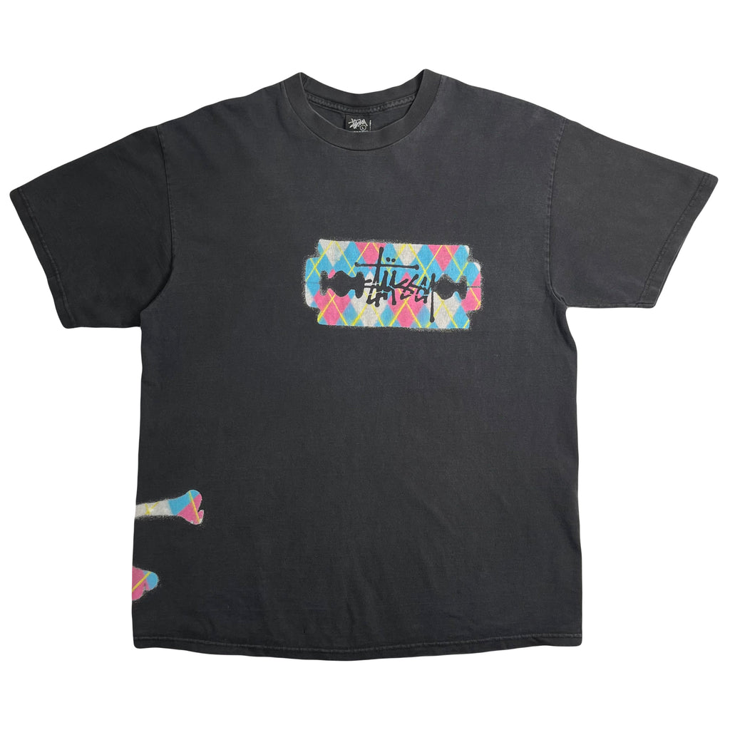 Stussy Razor Blade Graphic Tee L
