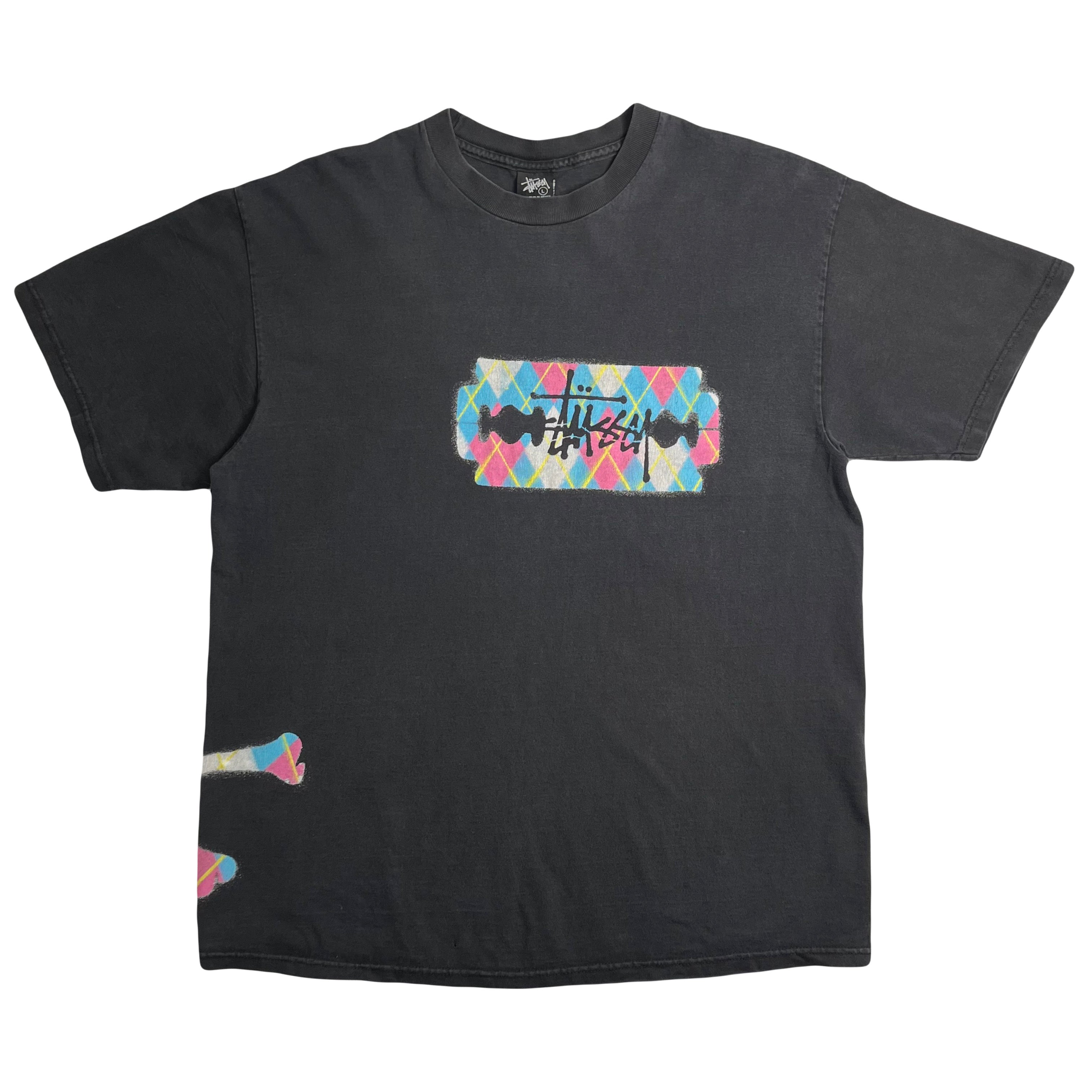 Stussy Razor Blade Graphic Tee L