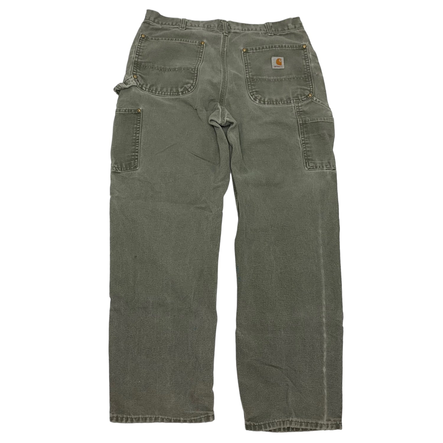 Carhartt Olive Double Knee Denim 34x30 0613