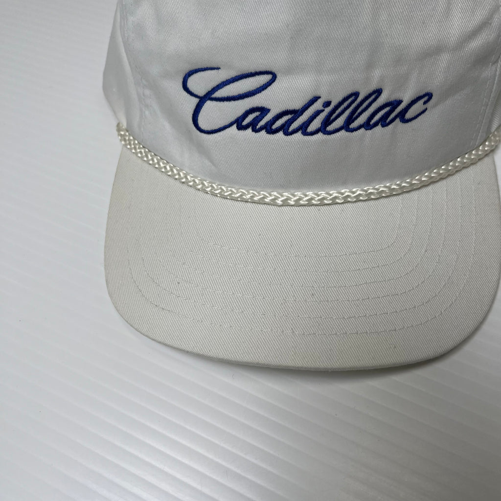 Vintage Cadillac Script Logo Snapback Hat