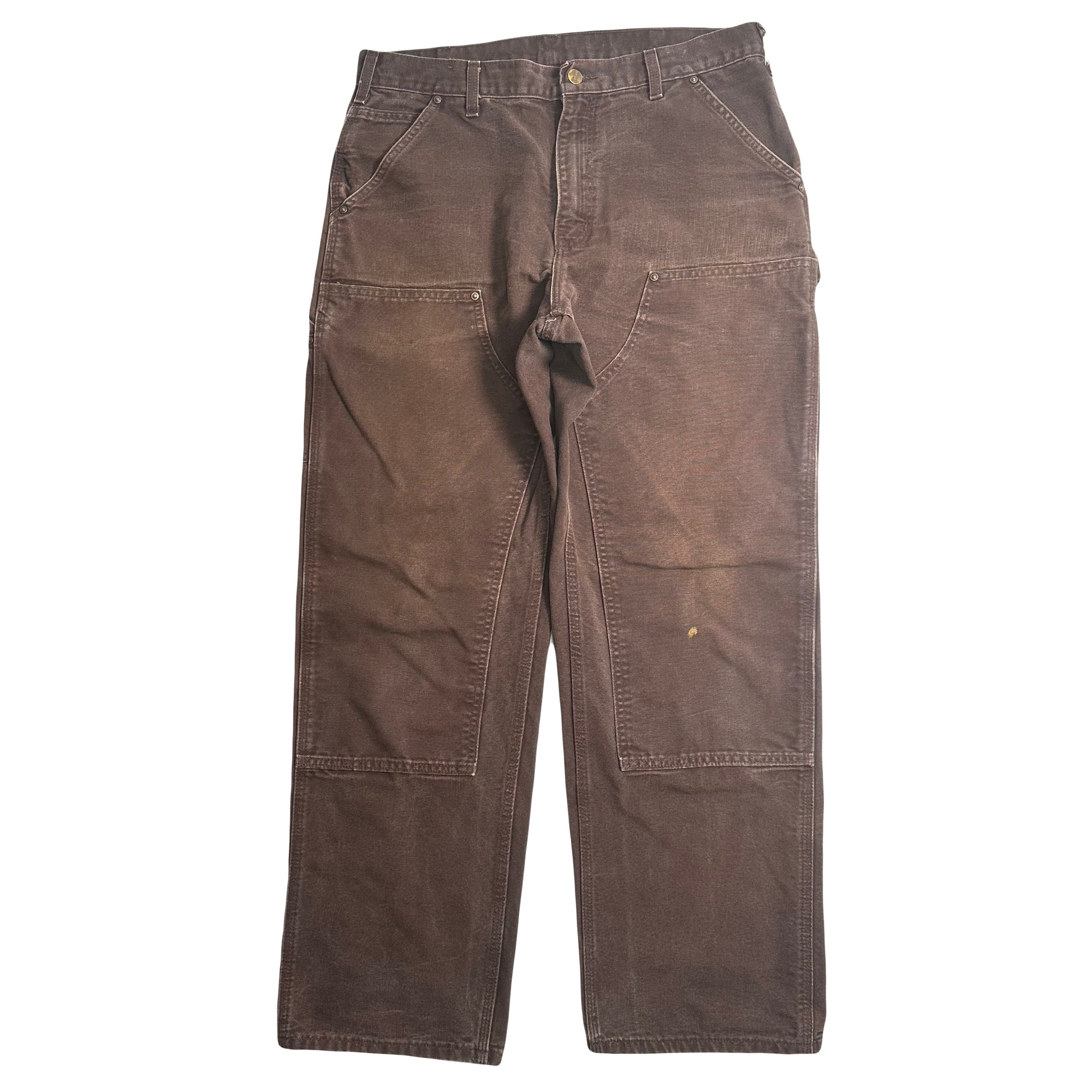 Vintage Carhartt Faded Double Knee Denim 5609 34