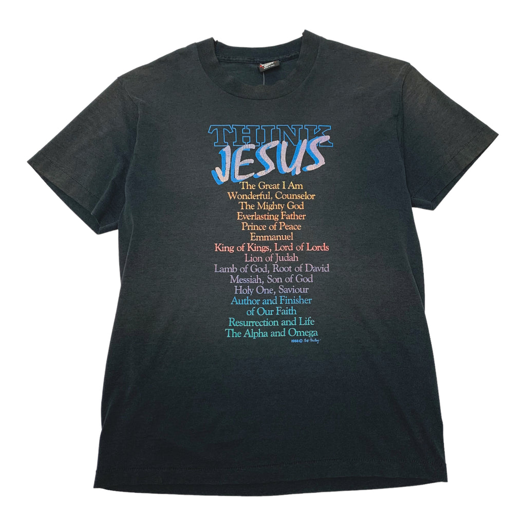 Vintage Think Jesus Tee L