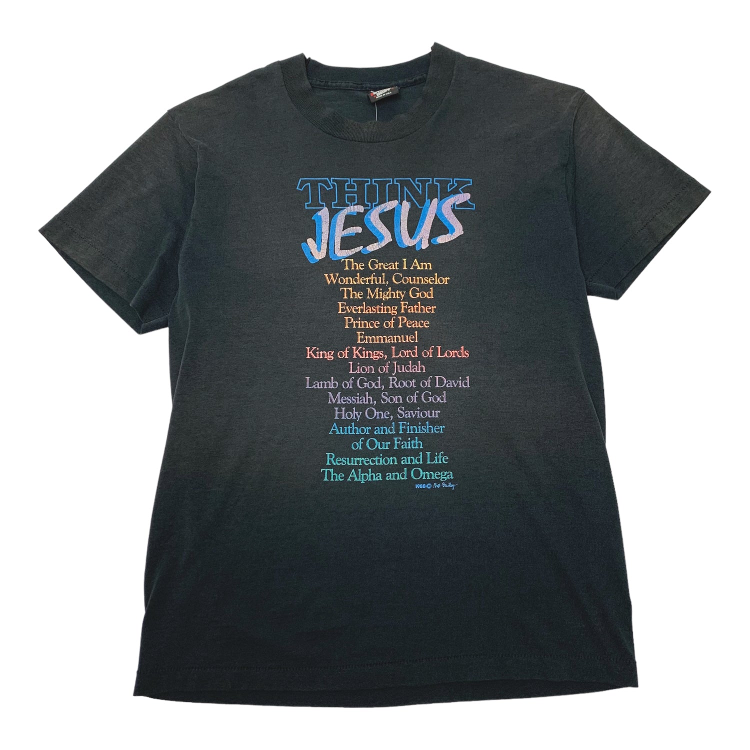 Vintage Think Jesus Tee L