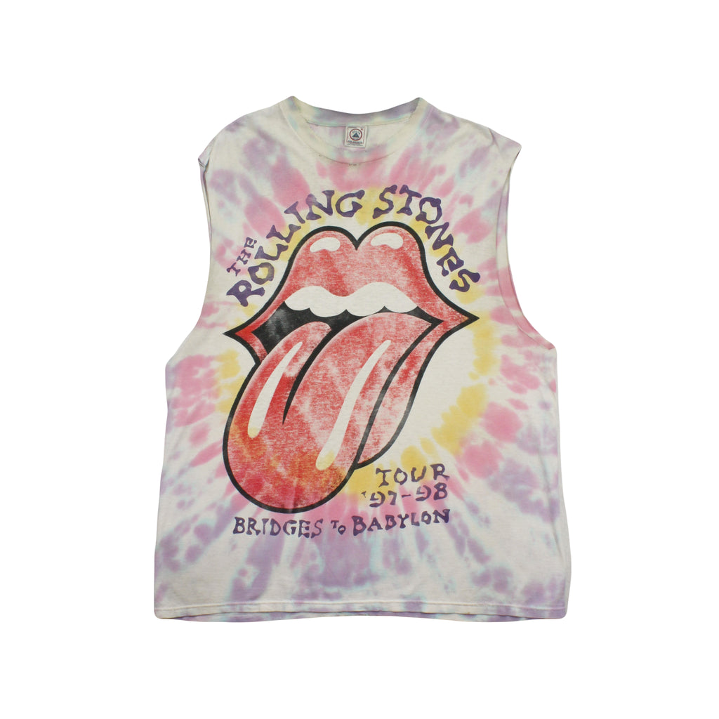 1997-98 Rolling Stones Bridges To Babylon Tour Cutoff Tank XL