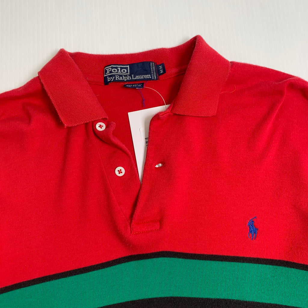 Vintage Polo Ralph Lauren Striped Longsleeve Henley Shirt M