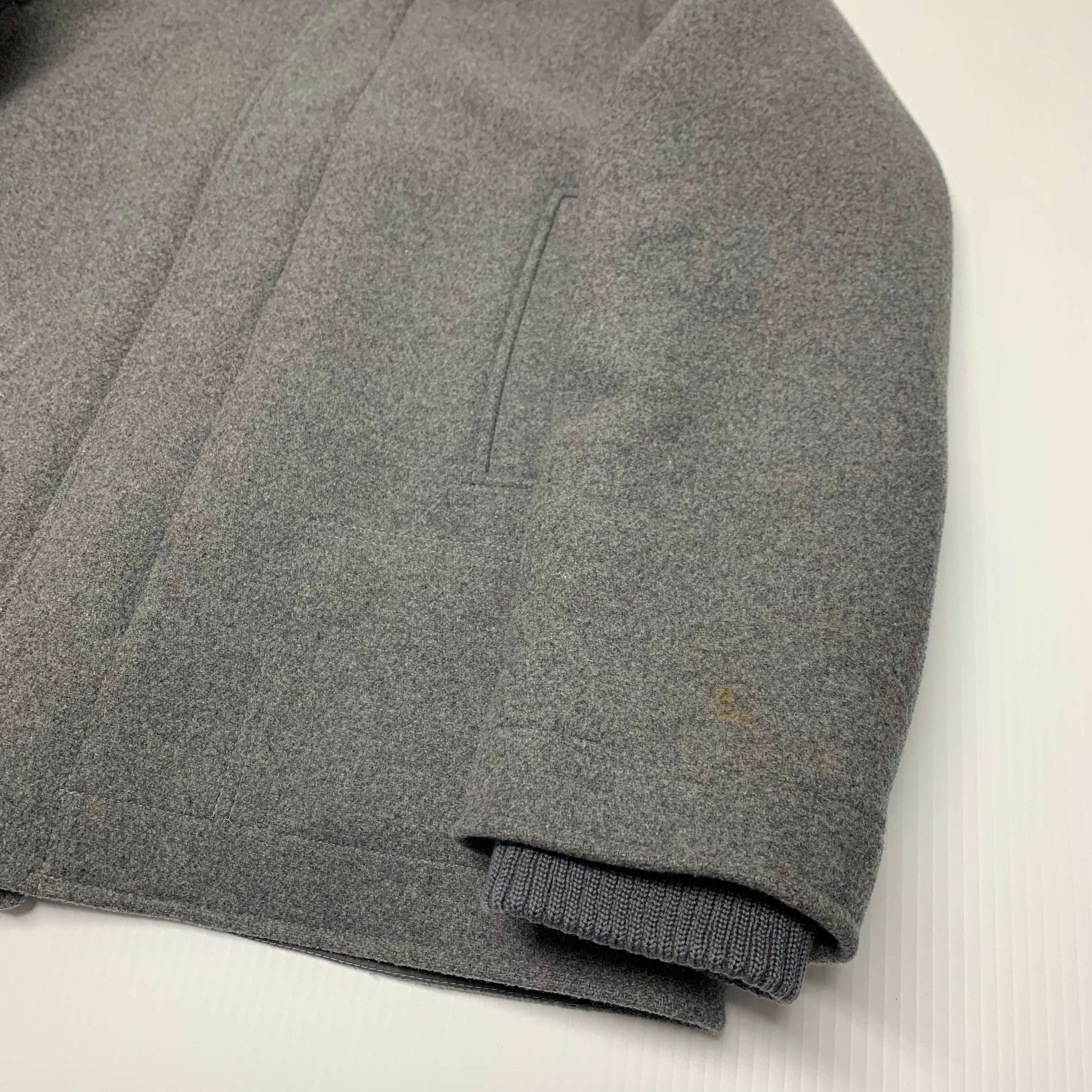 Grey Lacoste Wool Blend Jacket 52