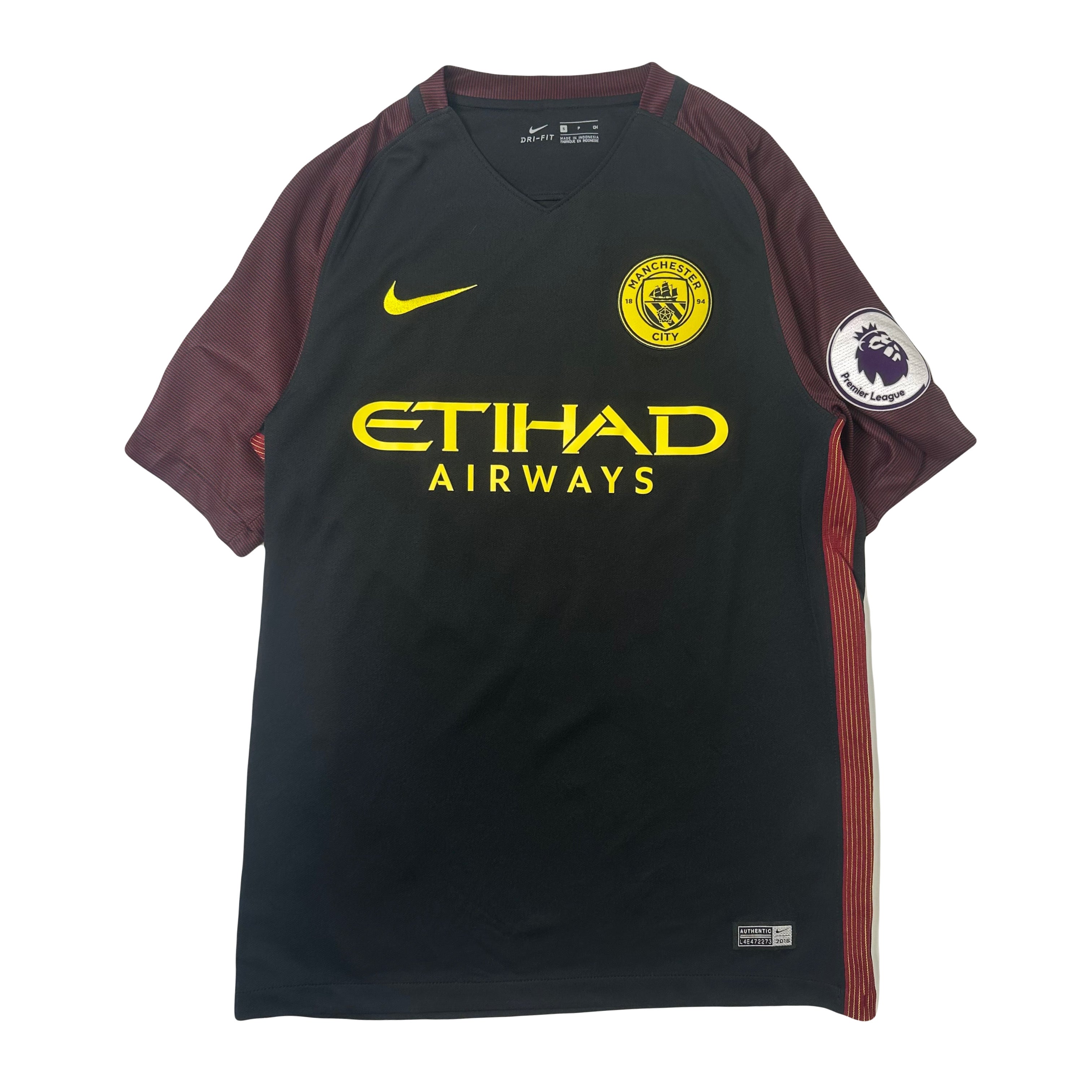 2016-17 Nike Manchester City Away De Bruyne Jersey S