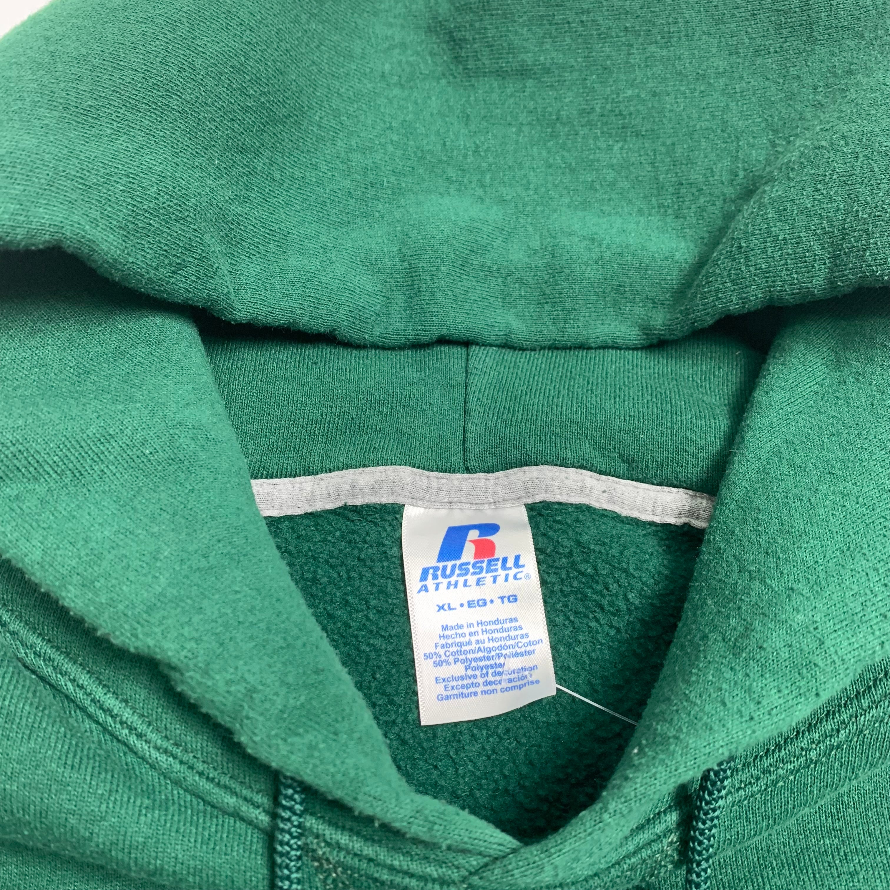 Russell Athletic Black Green Hoodie XL