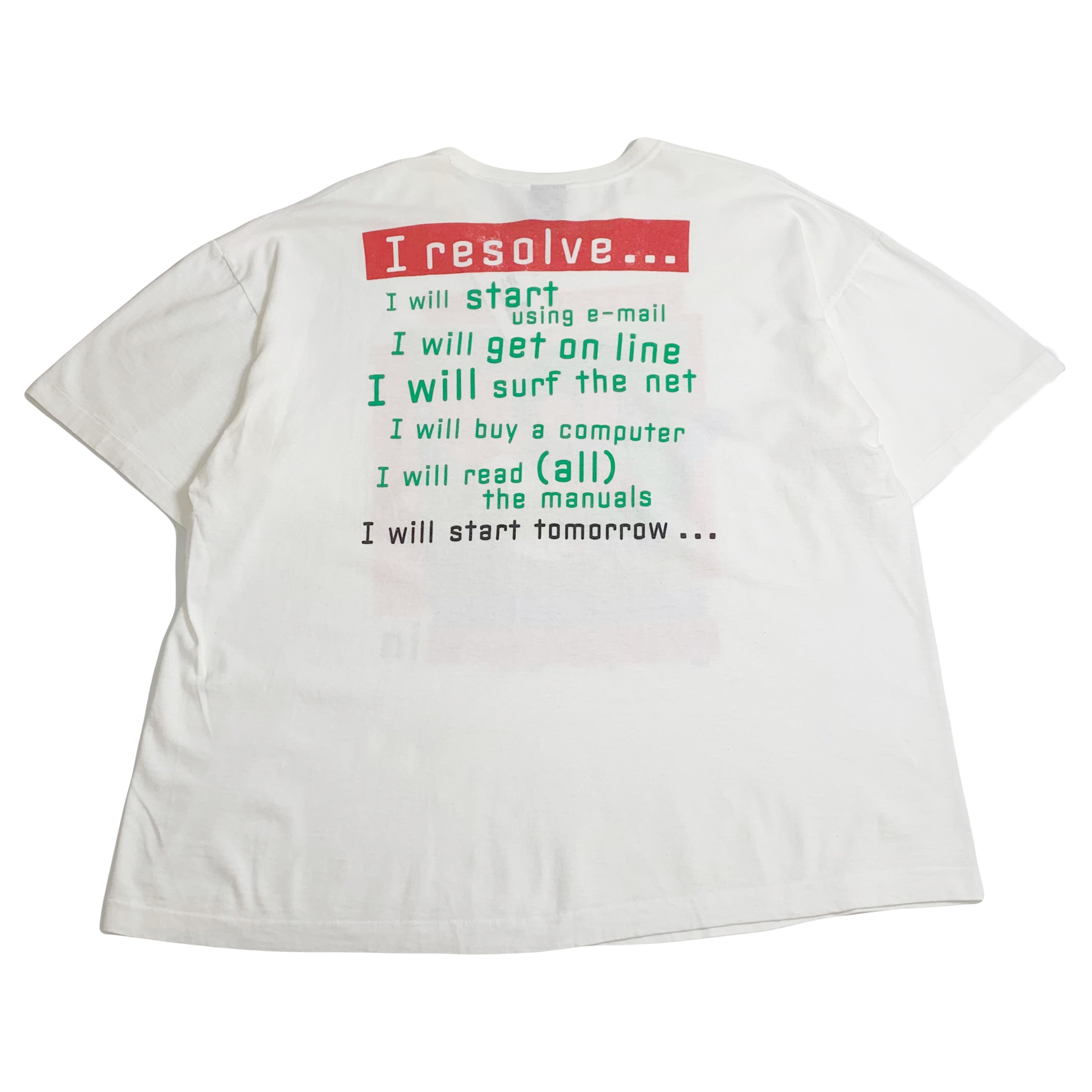 Vintage Marvin The Martian Get Plugged In Tee XXL