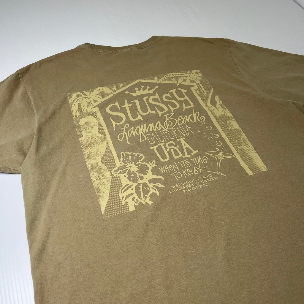 Stussy Laguna Beach Graphic Tee L