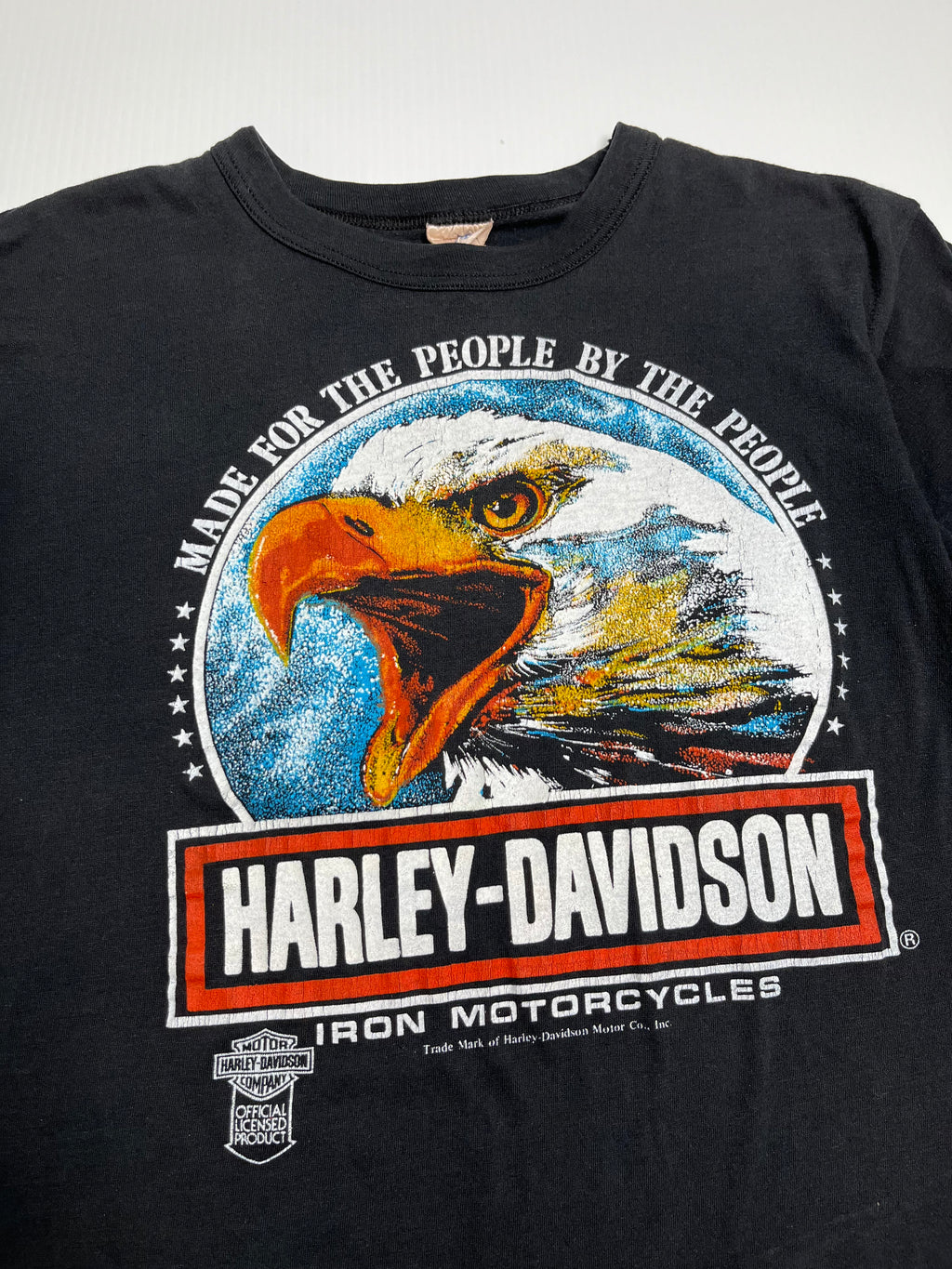 80s Harley Davidson For The People Eagle Tee M/L
