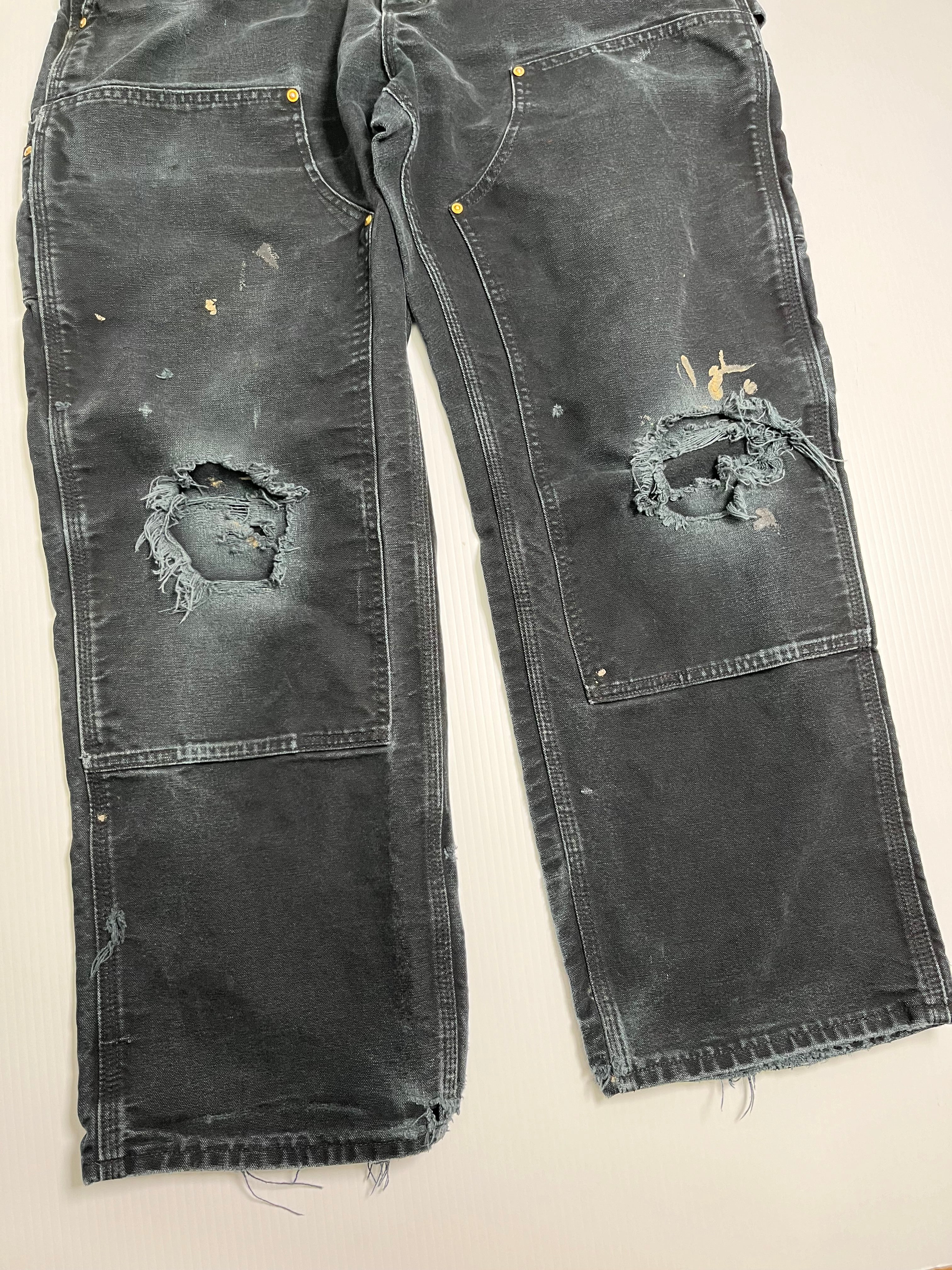 Vintage Faded Carhartt Double Knee Pants 34
