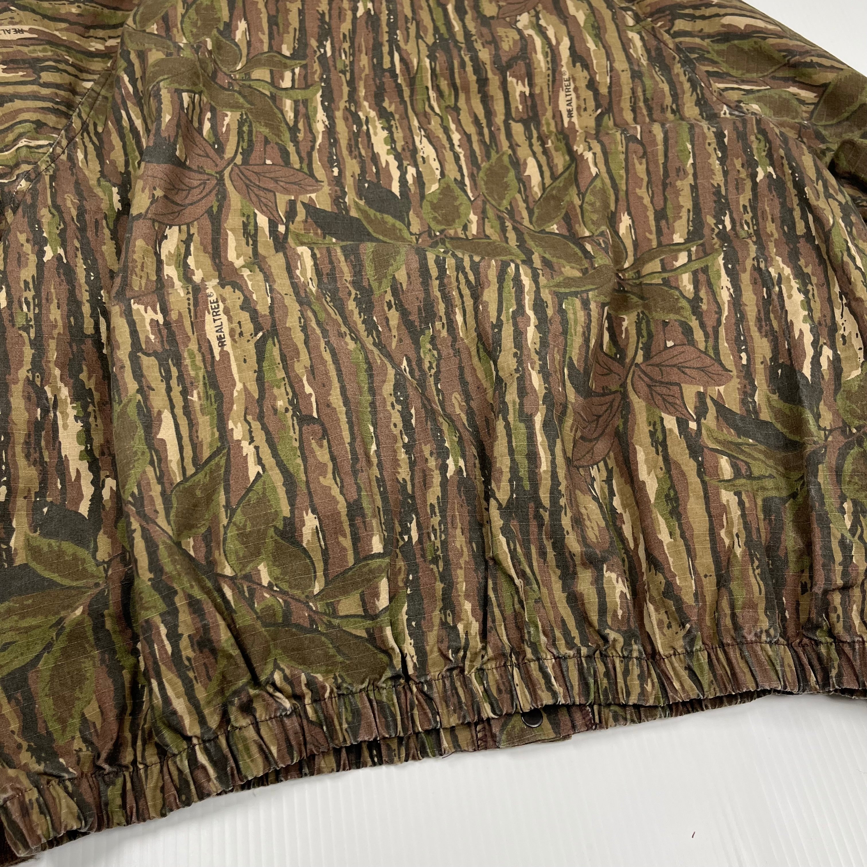 Vintage Liberty Real Tree Camouflage Light Bomber Jacket XL