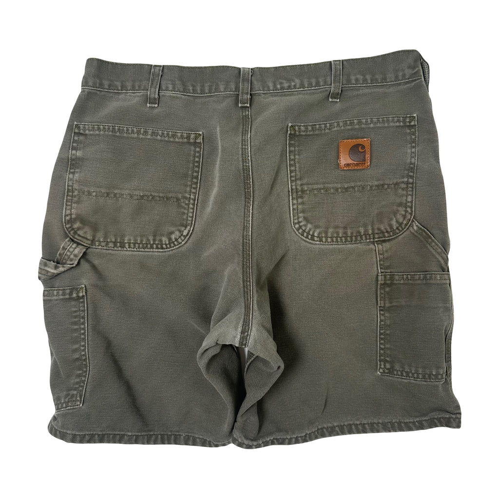 Vintage Carhartt Faded Workwear Denim Shorts 36