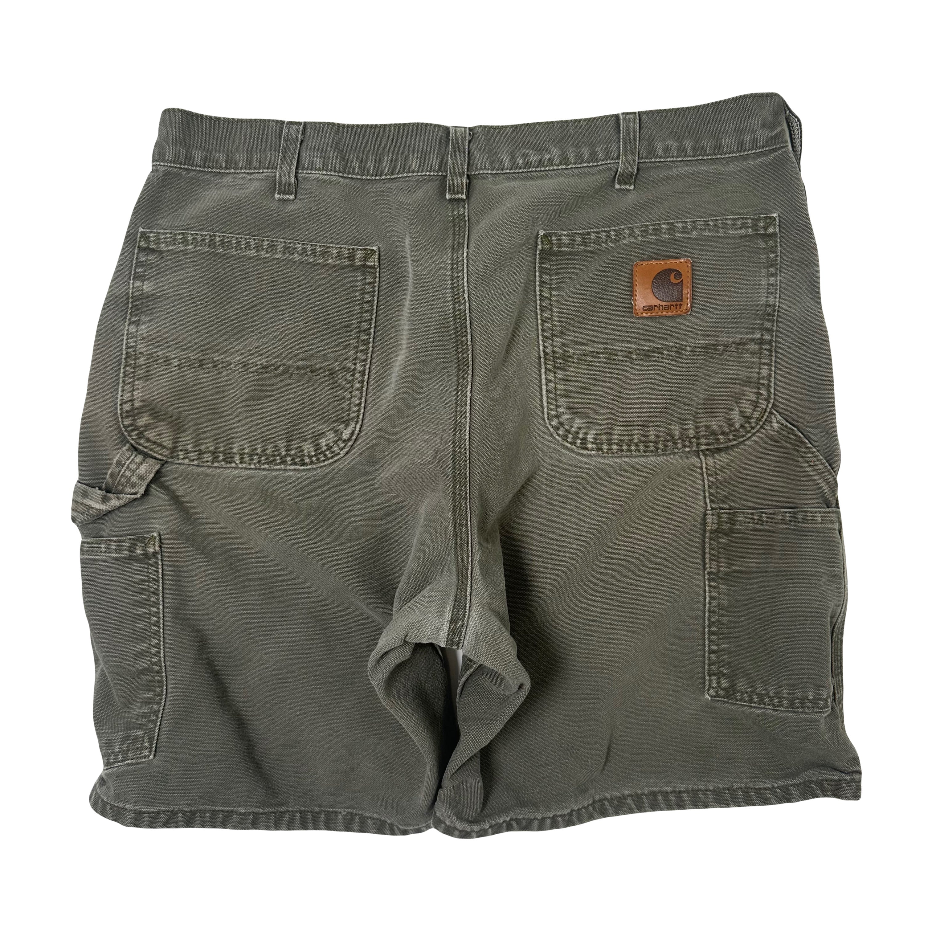 Vintage Carhartt Faded Workwear Denim Shorts 36