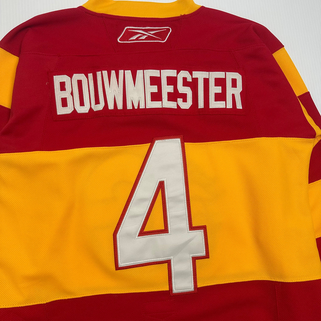 Reebok Calgary Flames Heritage Classic NHL Bouwmeester #4 Jersey 48
