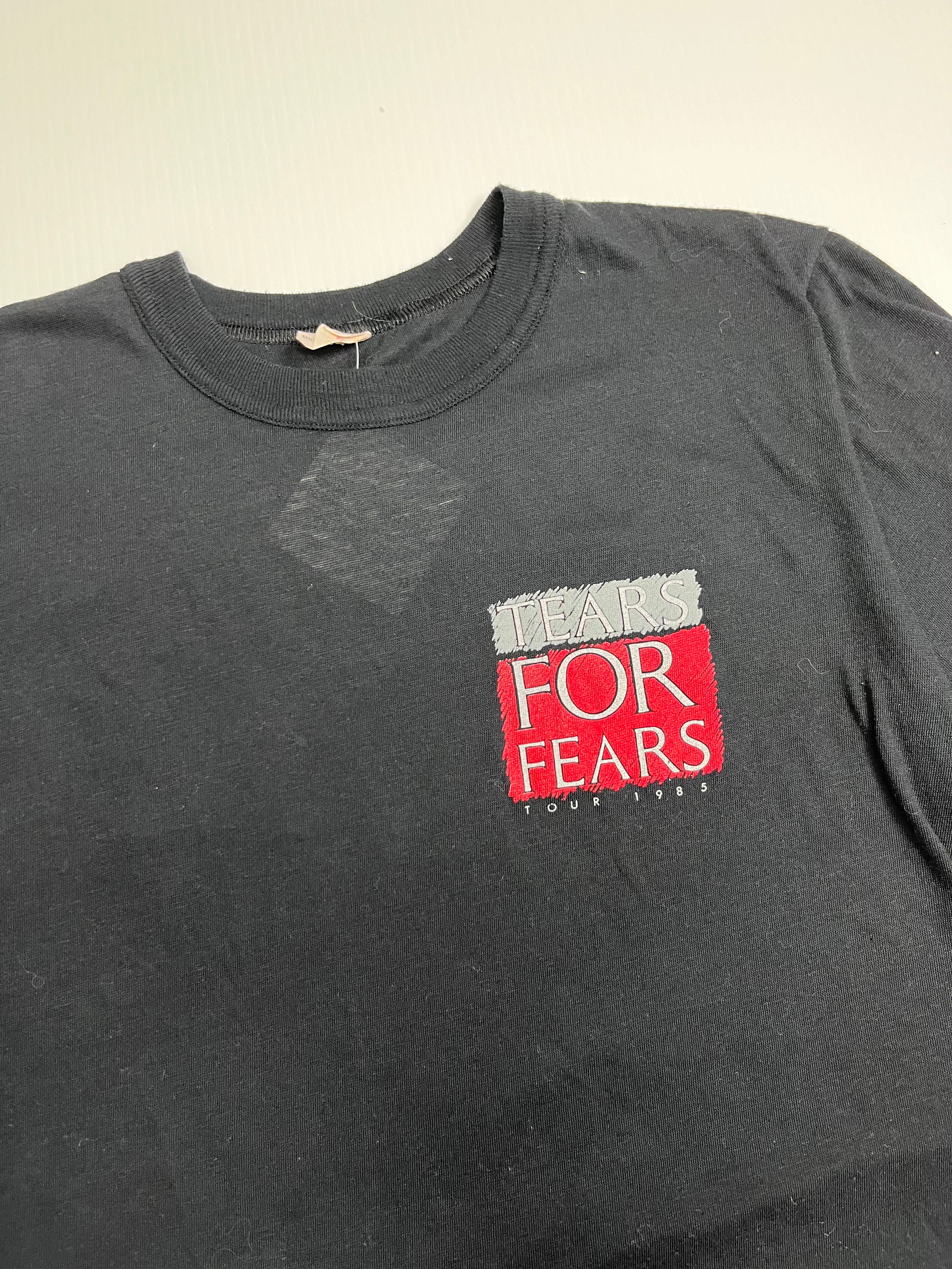 1985 Tears For Fears Tour Tee L