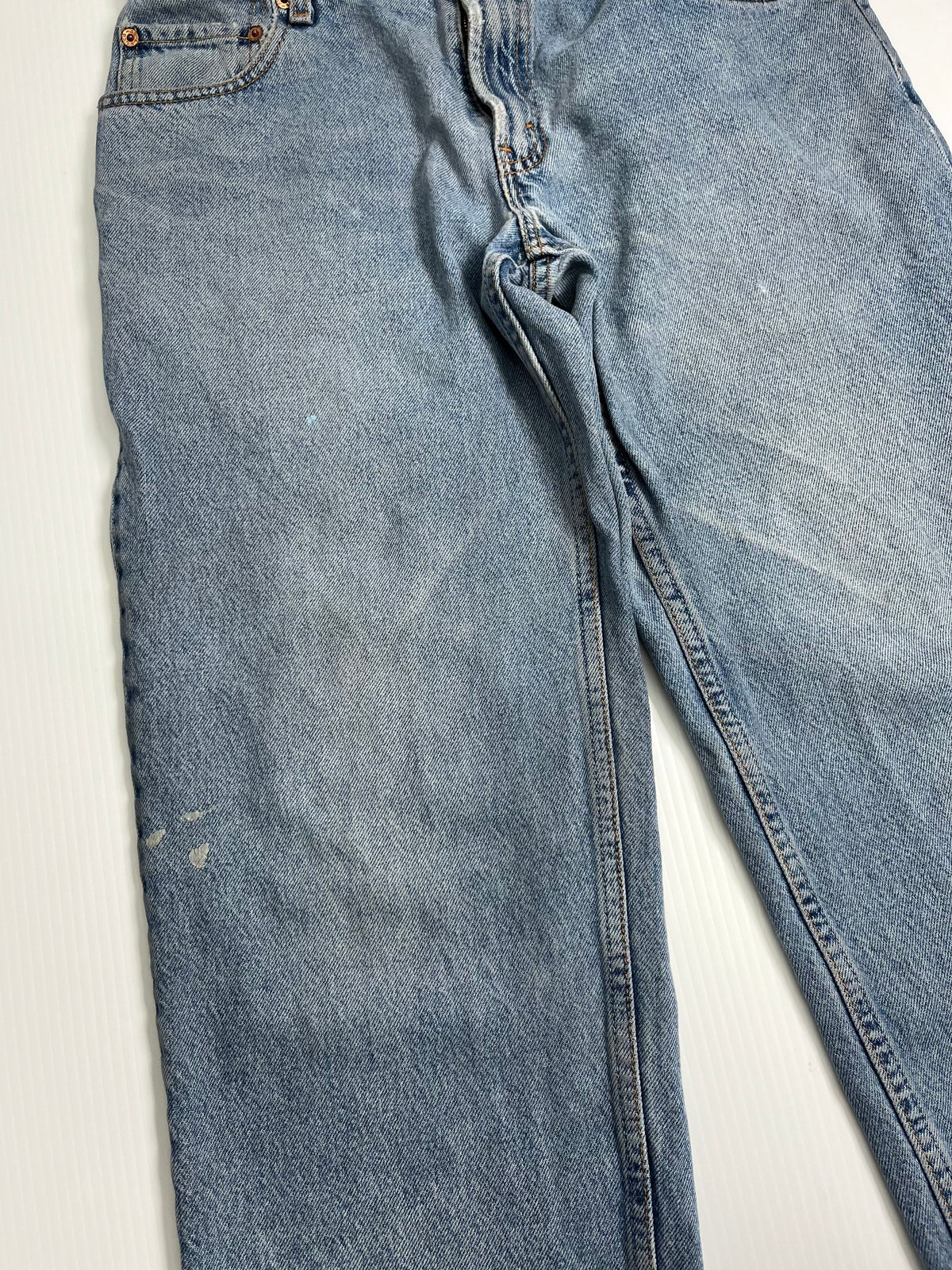 Vintage Wrangler Painted Light Wash Denim 34