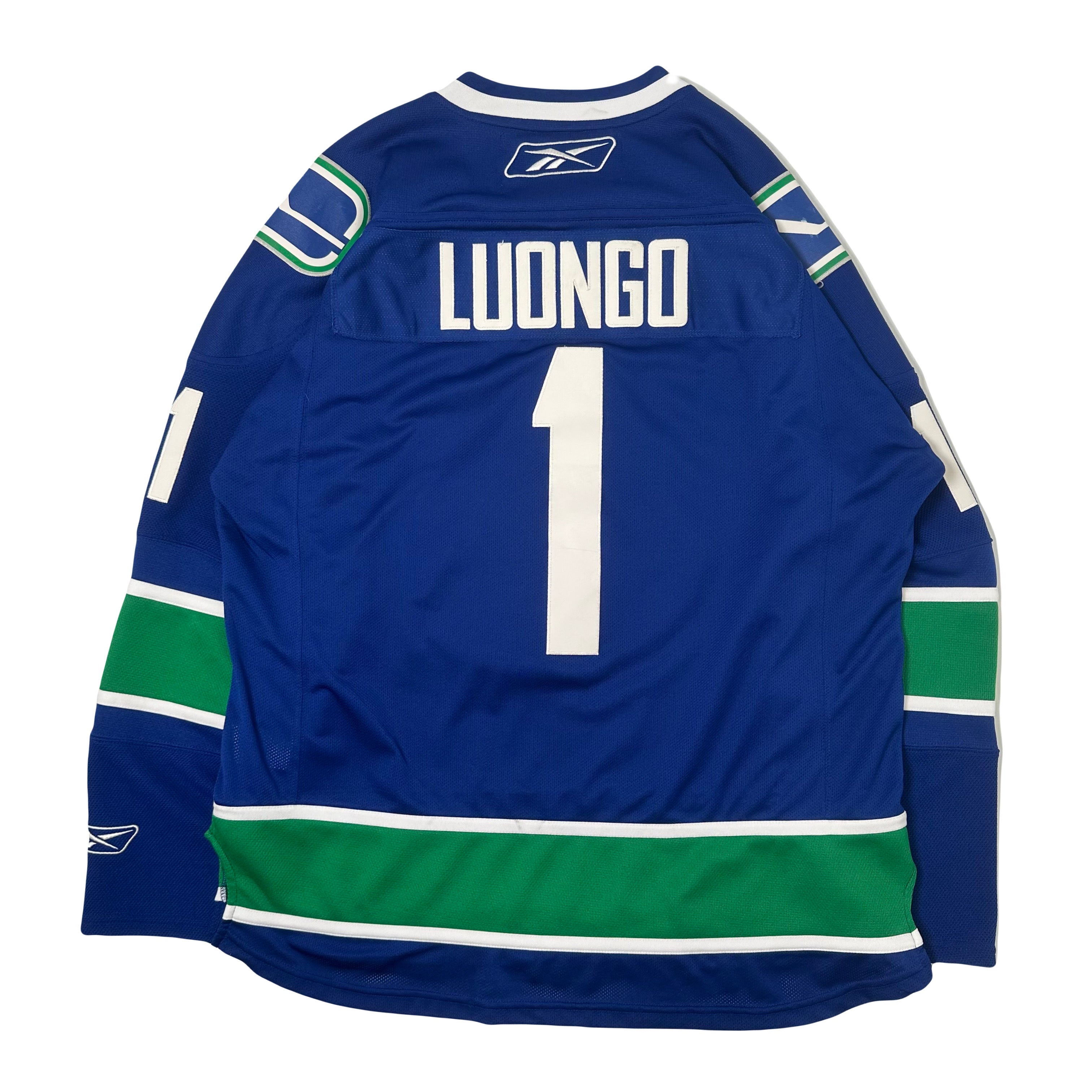 Reebok Vancouver Canucks Luongo #1 NHL Hockey Jersey XL