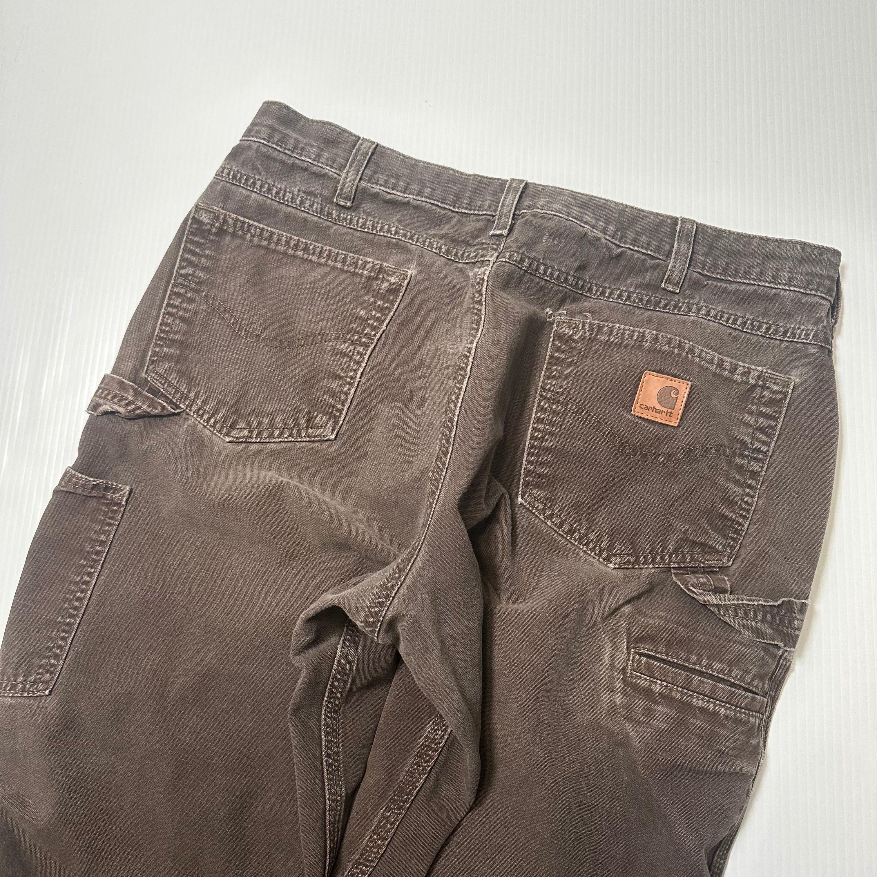 Vintage Carhartt Faded Carpenter Denim 36