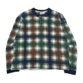 Vintage Ash Creek Plaid Henley Longsleeve 3XL