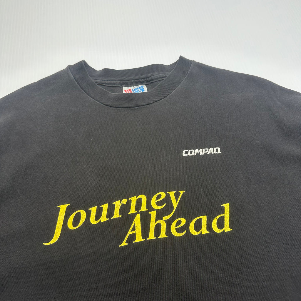 Vintage Compaq Computers Journey Ahead Tee XL
