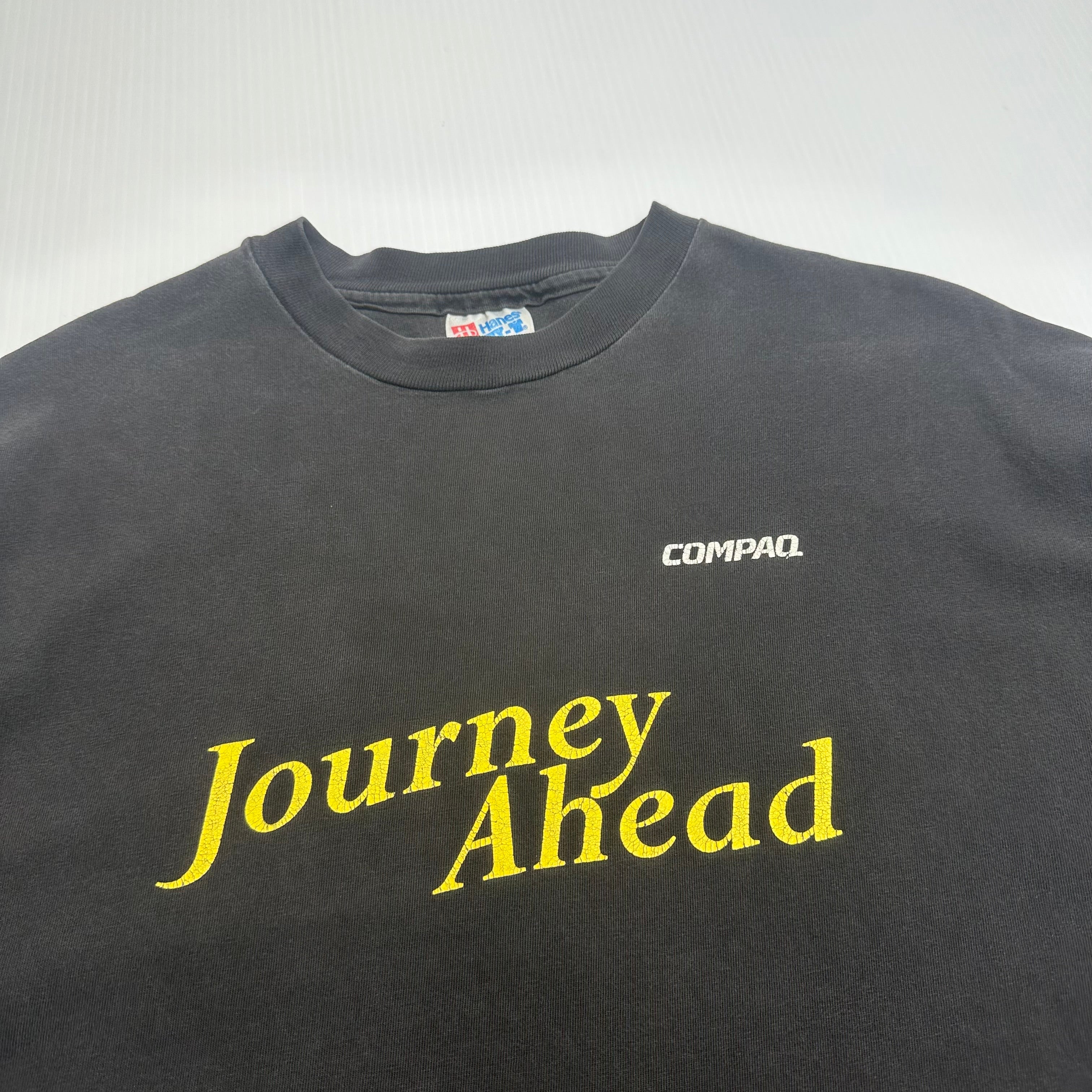 Vintage Compaq Computers Journey Ahead Tee XL