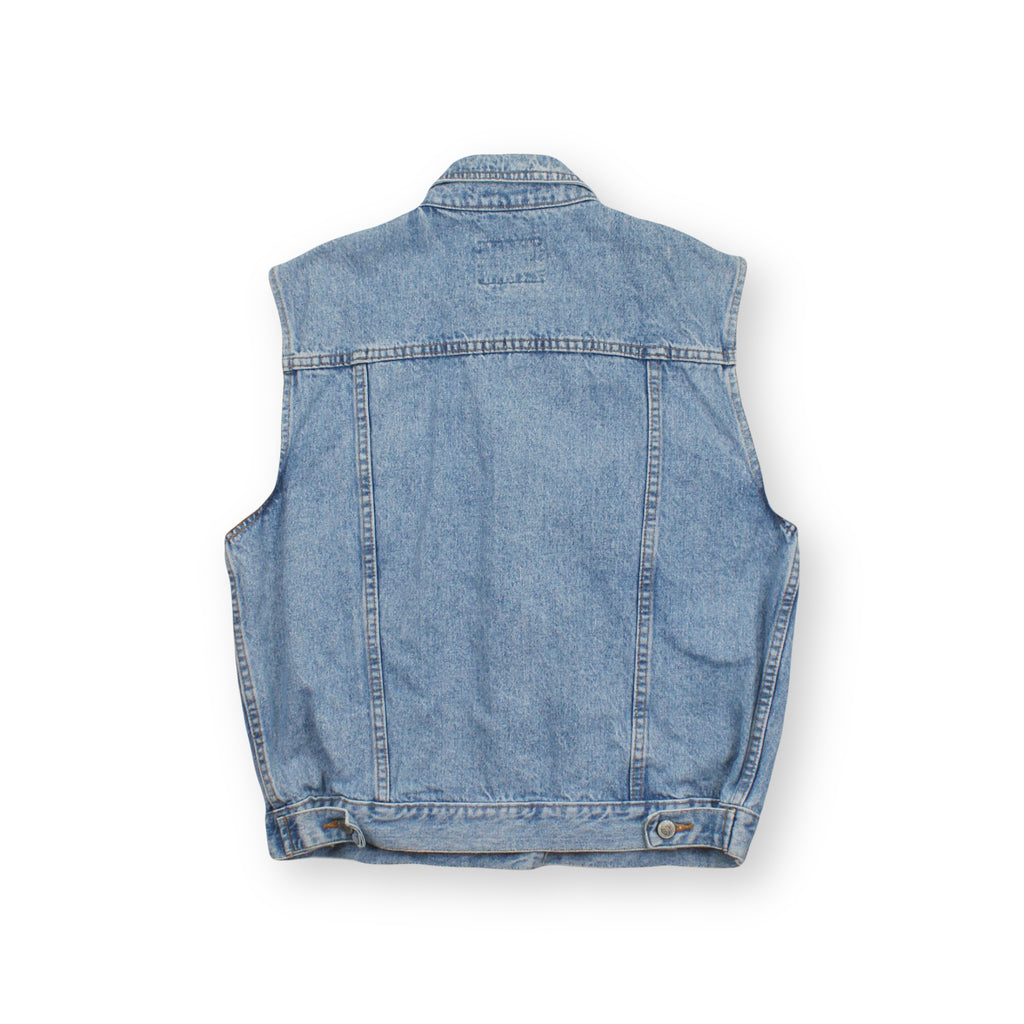 Vintage Gitano Harley Davidson Patch Denim Vest Women's L