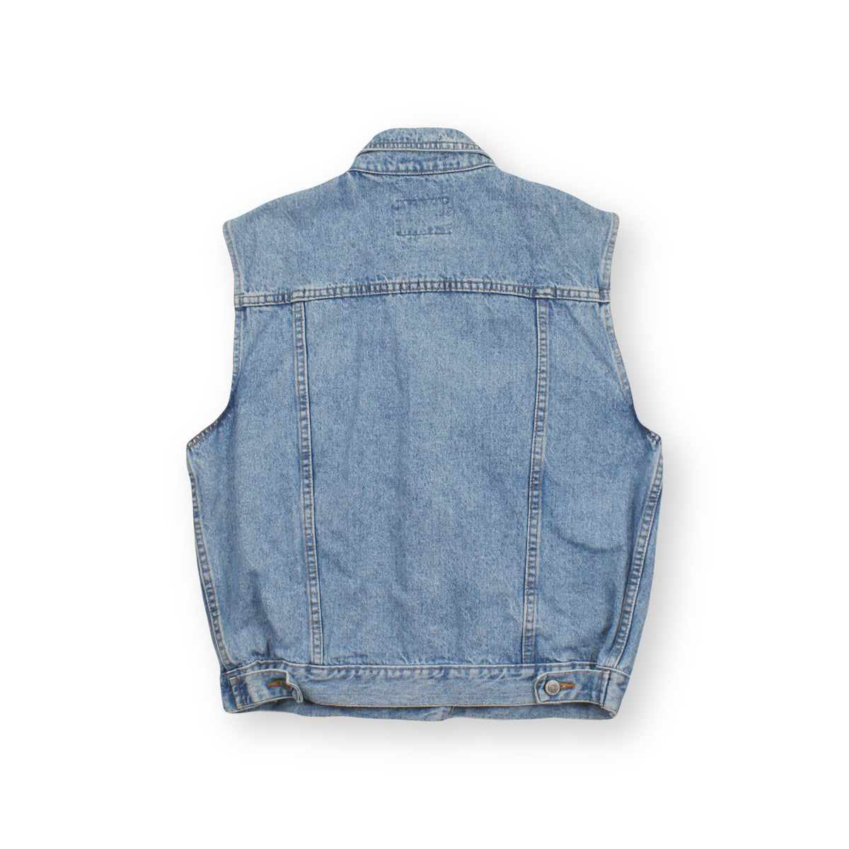 Vintage Gitano Harley Davidson Patch Denim Vest Women's L
