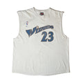 Vintage Nike Washington Wizards Jordan #23 Cutoff Tank L