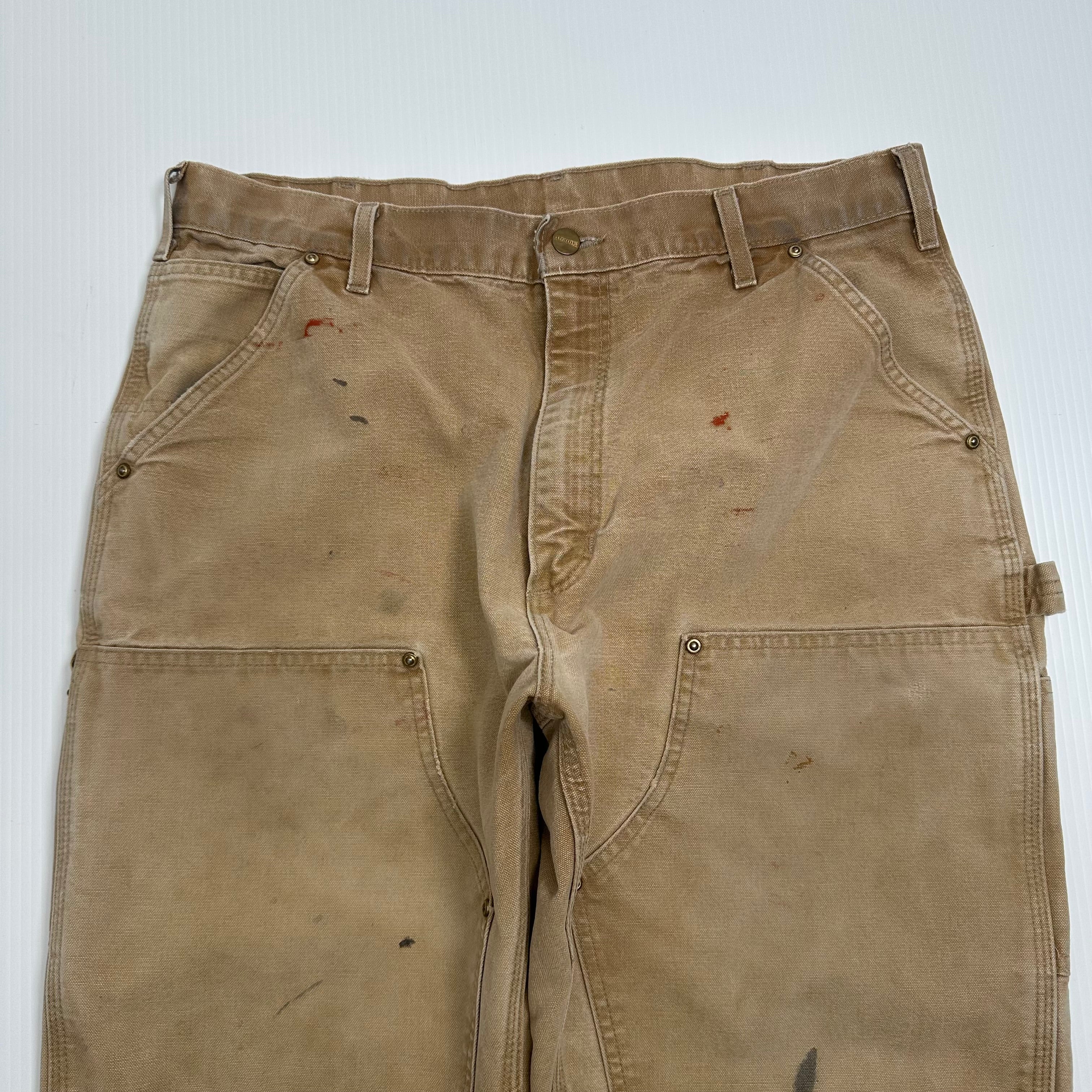 Vintage Carhartt Faded Double Knee Denim 36