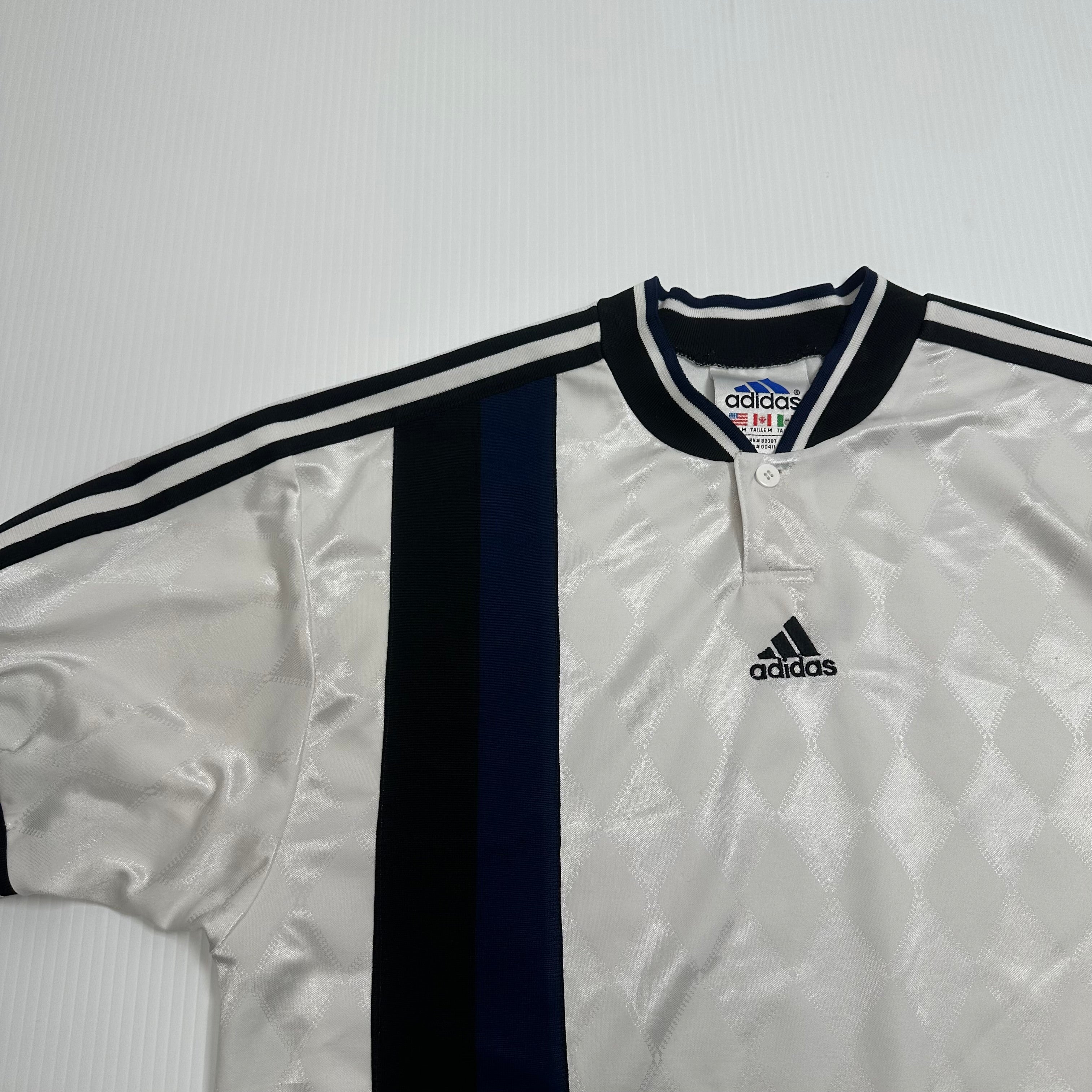 90s Adidas Football Kit Blank Template M