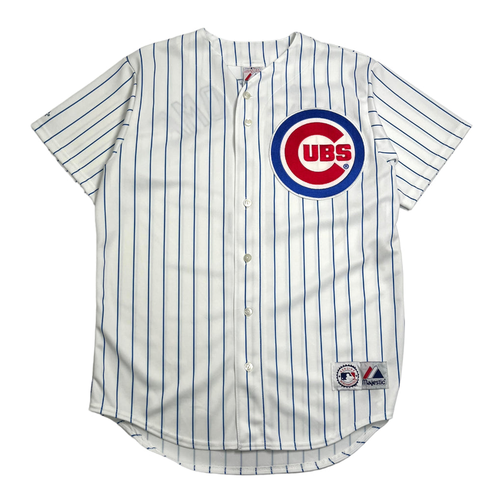 Chicago Cubs Fukudome #1 Striped Baseball Jersey M