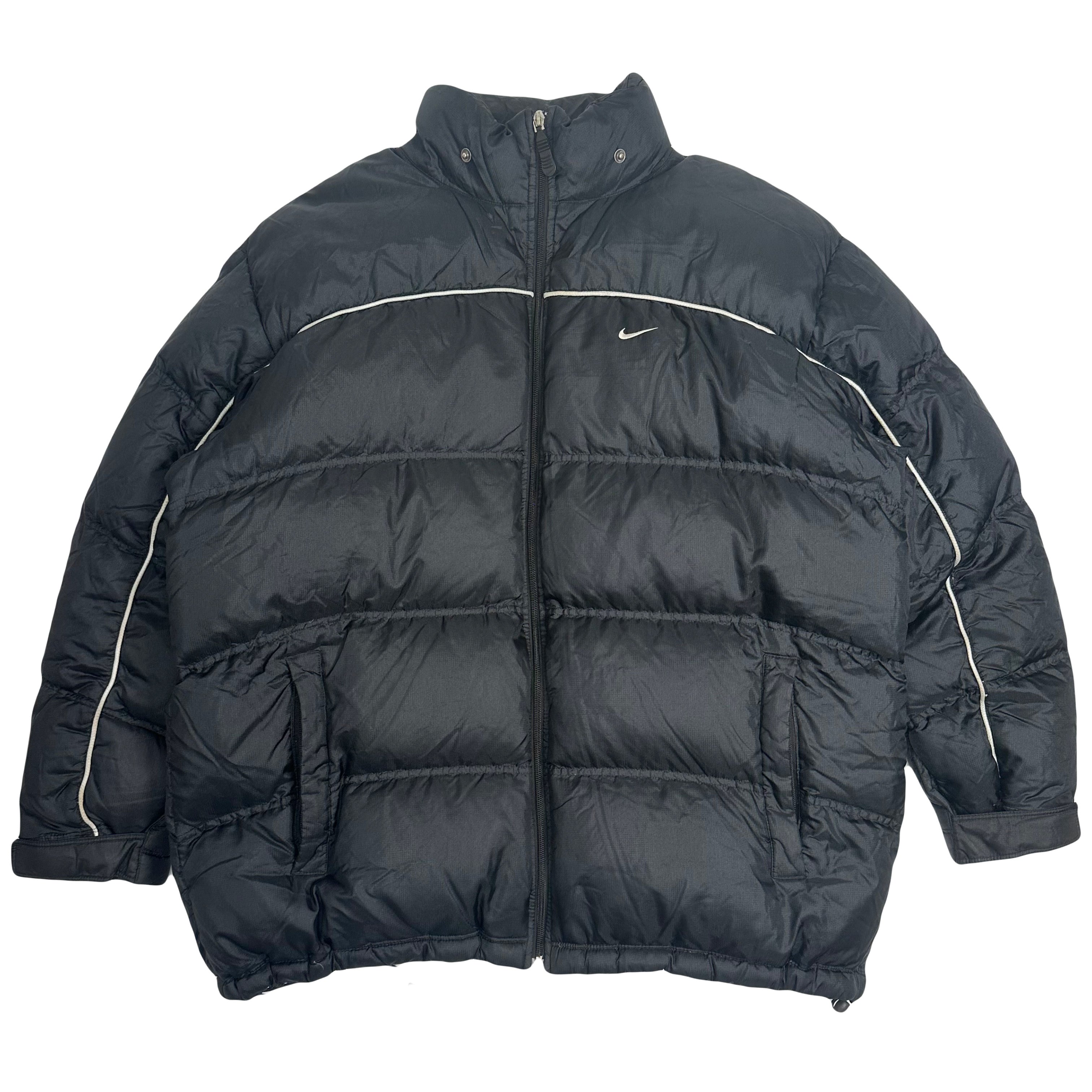 2000s Nike Mini Swoosh Puffer Jacket XL