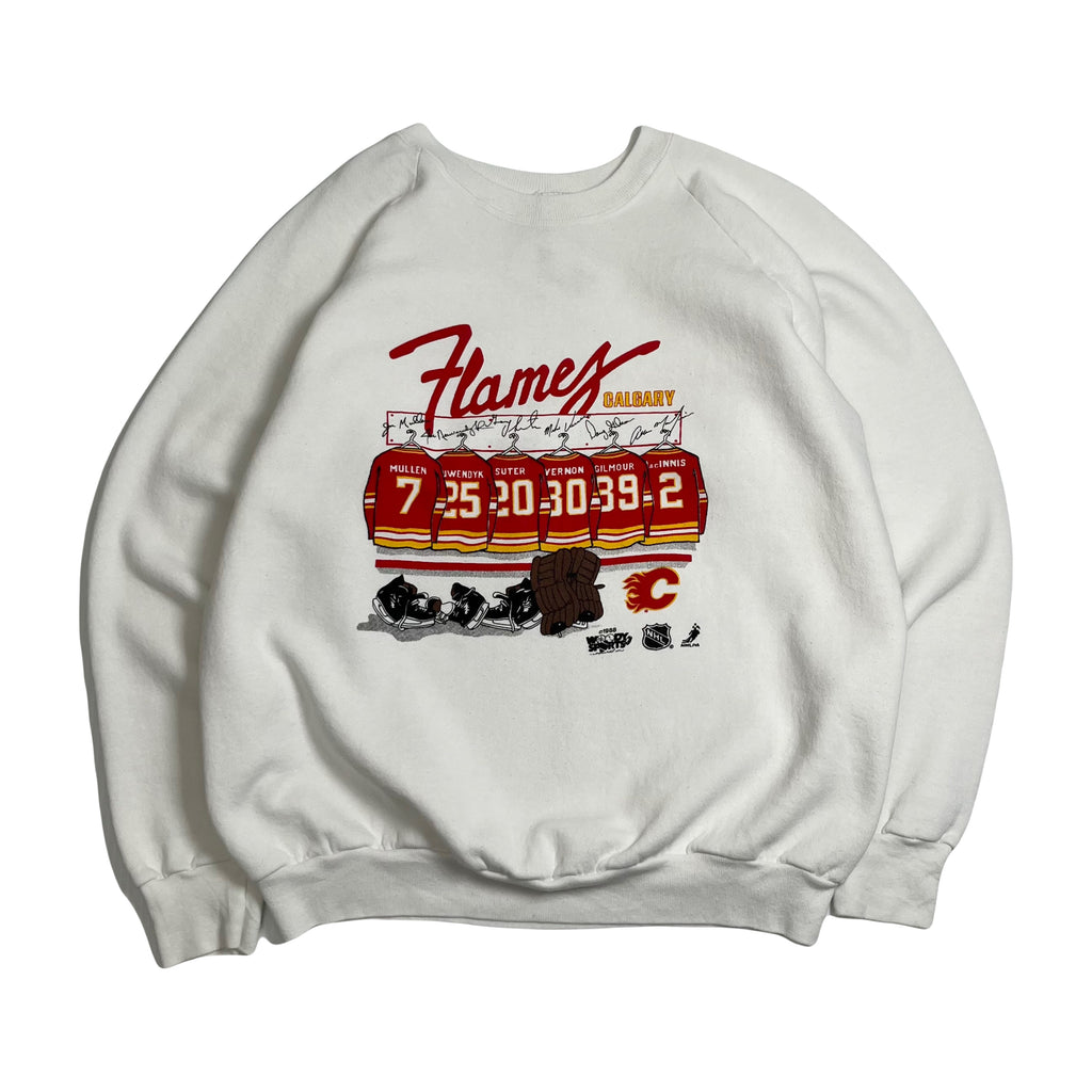 1988 Calgary Flames NHL Graphic Crewneck XL