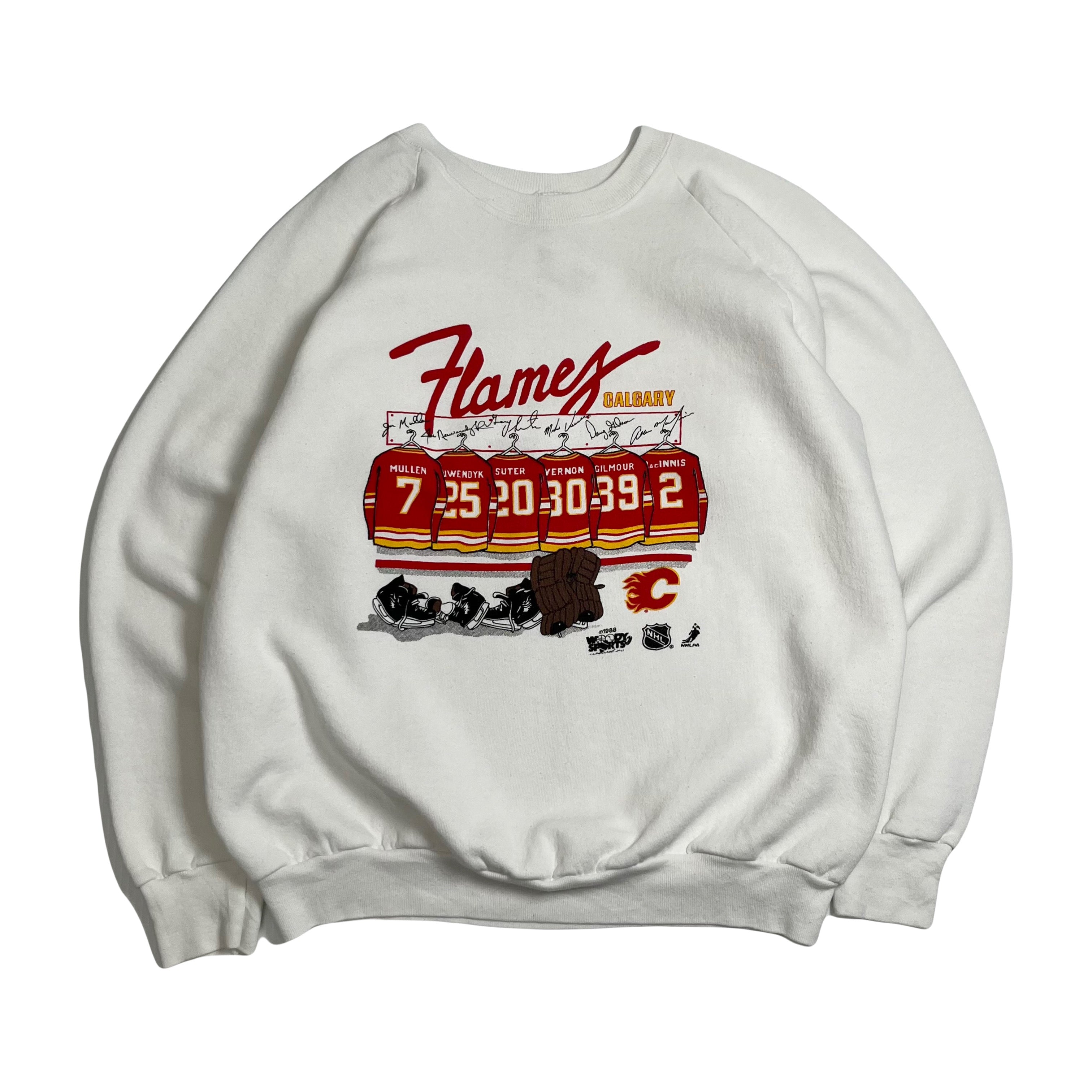 1988 Calgary Flames NHL Graphic Crewneck XL