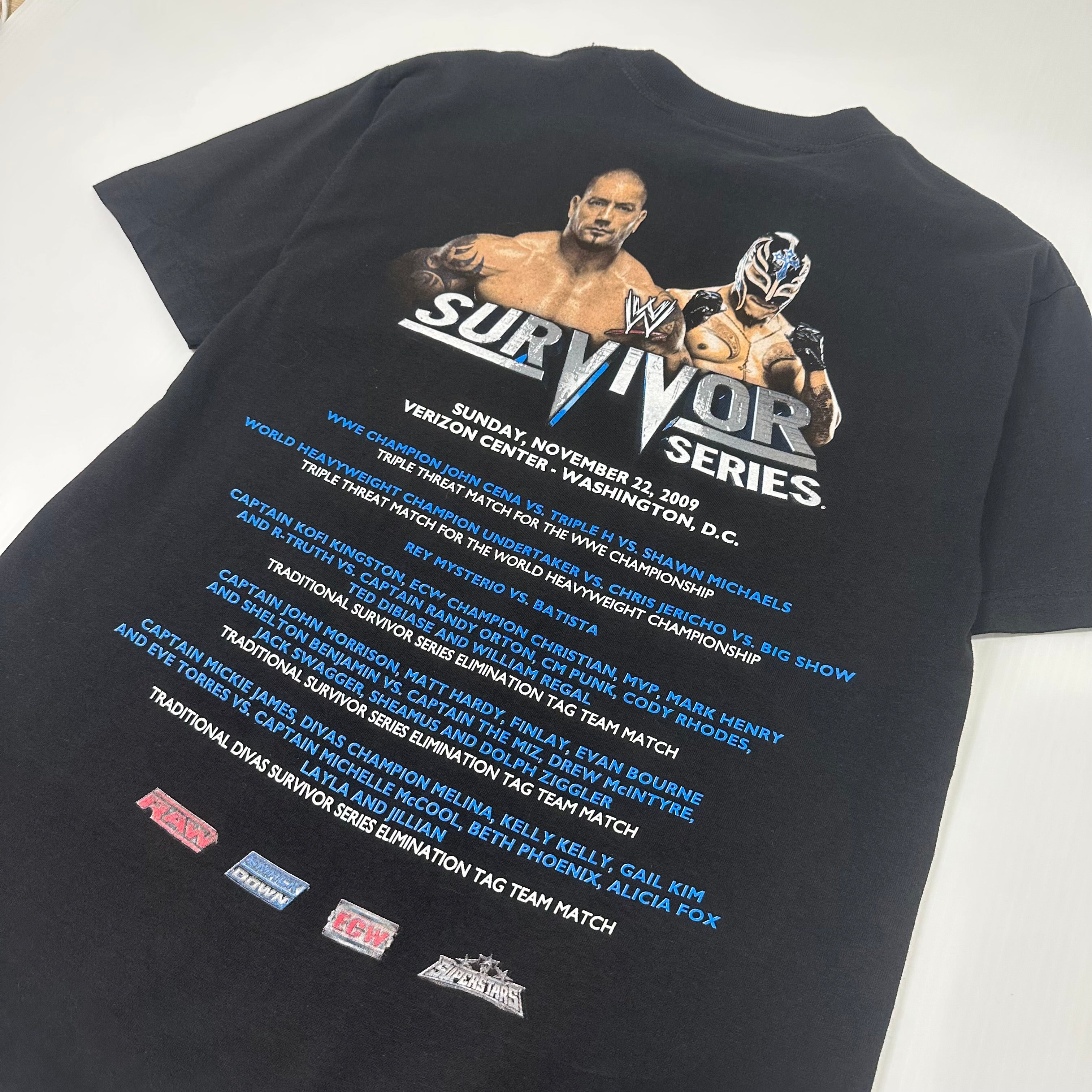 2009 WWE Survivor Series Wrestling Tee M