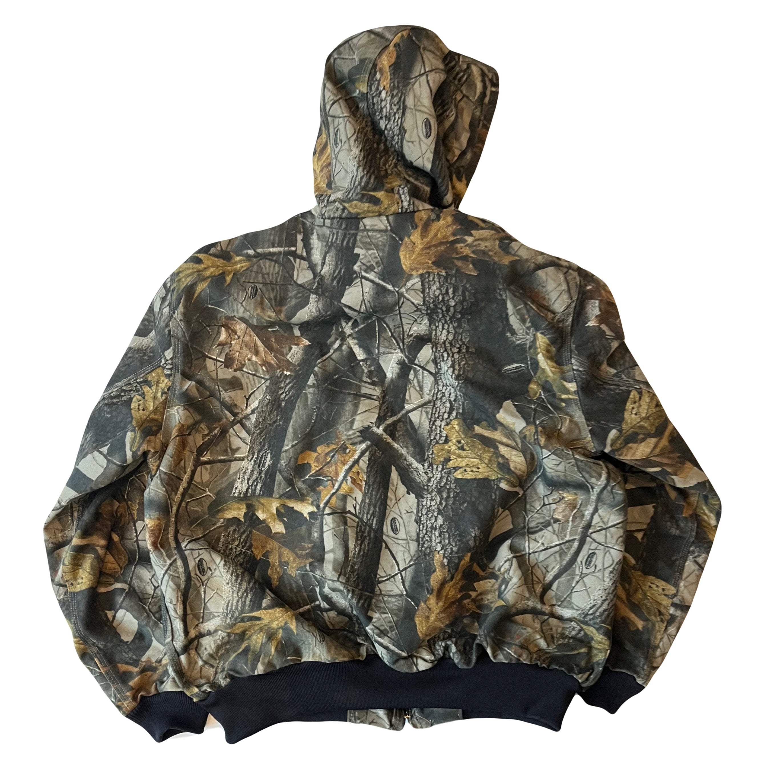 Vintage Carhartt Real Tree Hooded Zip Jacket XXL