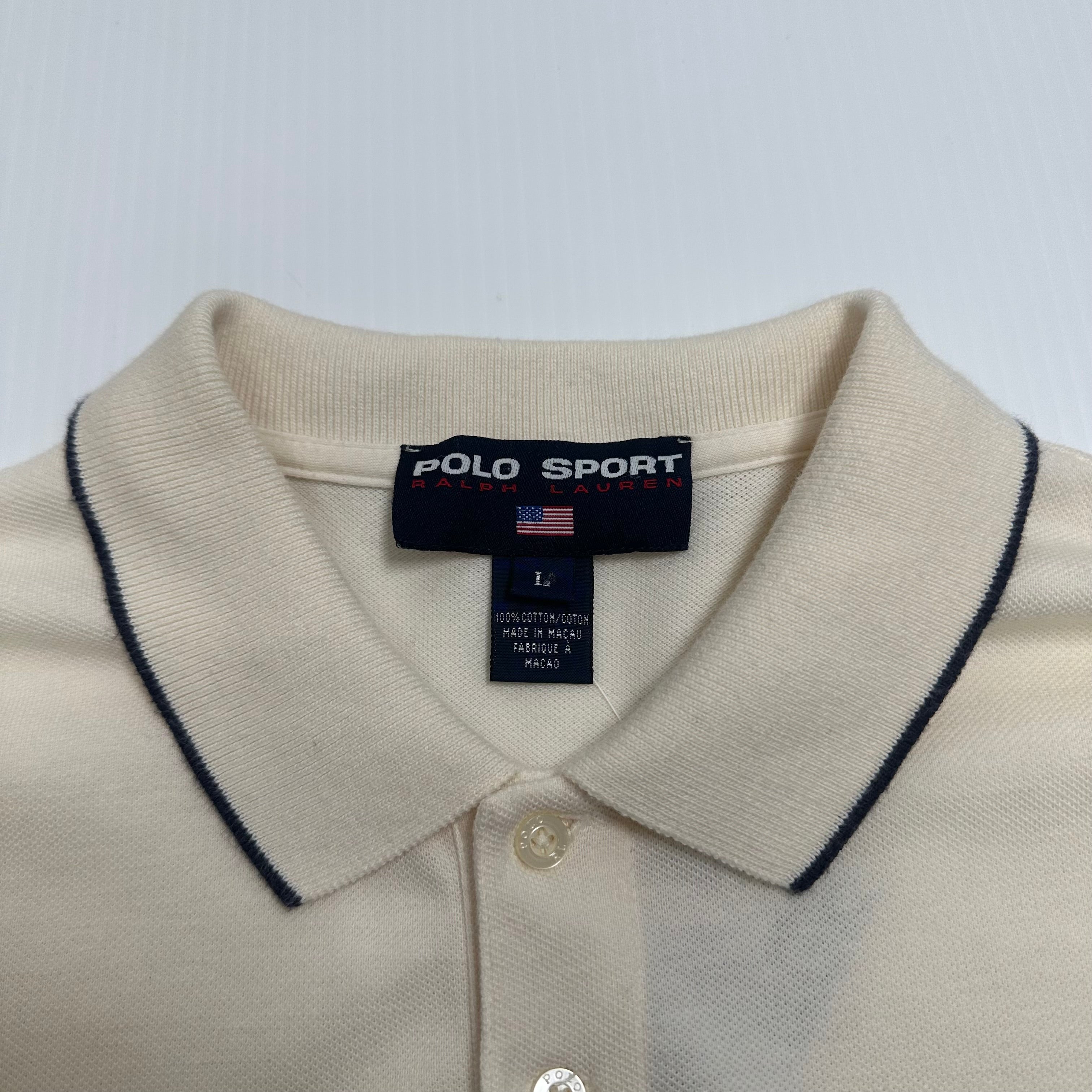 Vintage Polo Sport Longsleeve Polo Shirt L