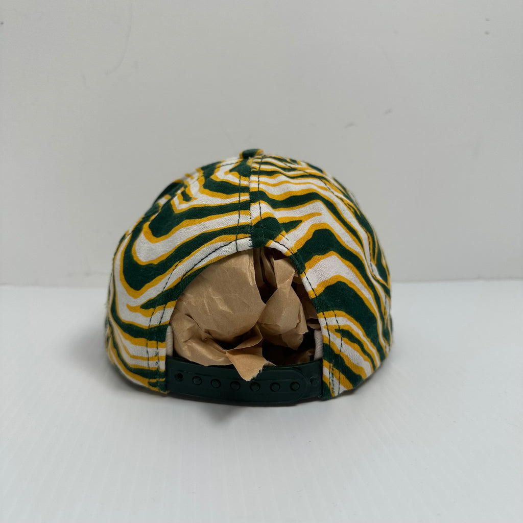 Vintage MLB Oakland Athletics Zebra Pattern Snapback Hat