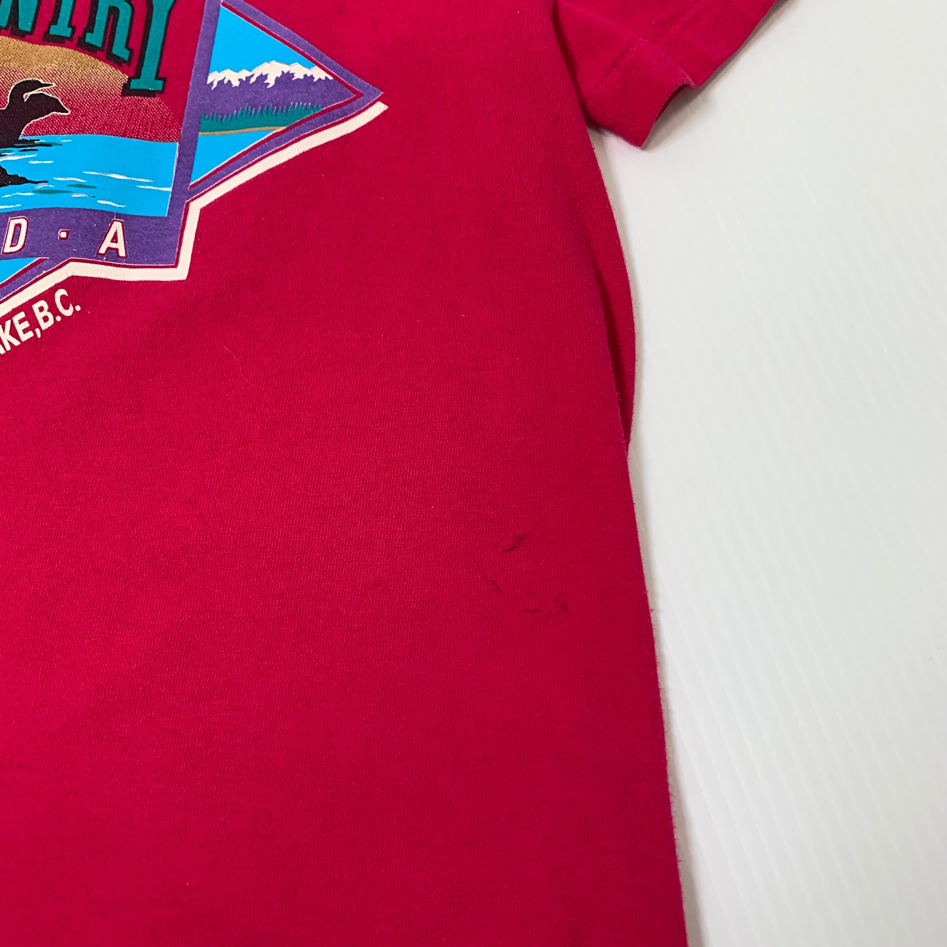 Vintage Back Country Canada Pinantan Lake Tee L