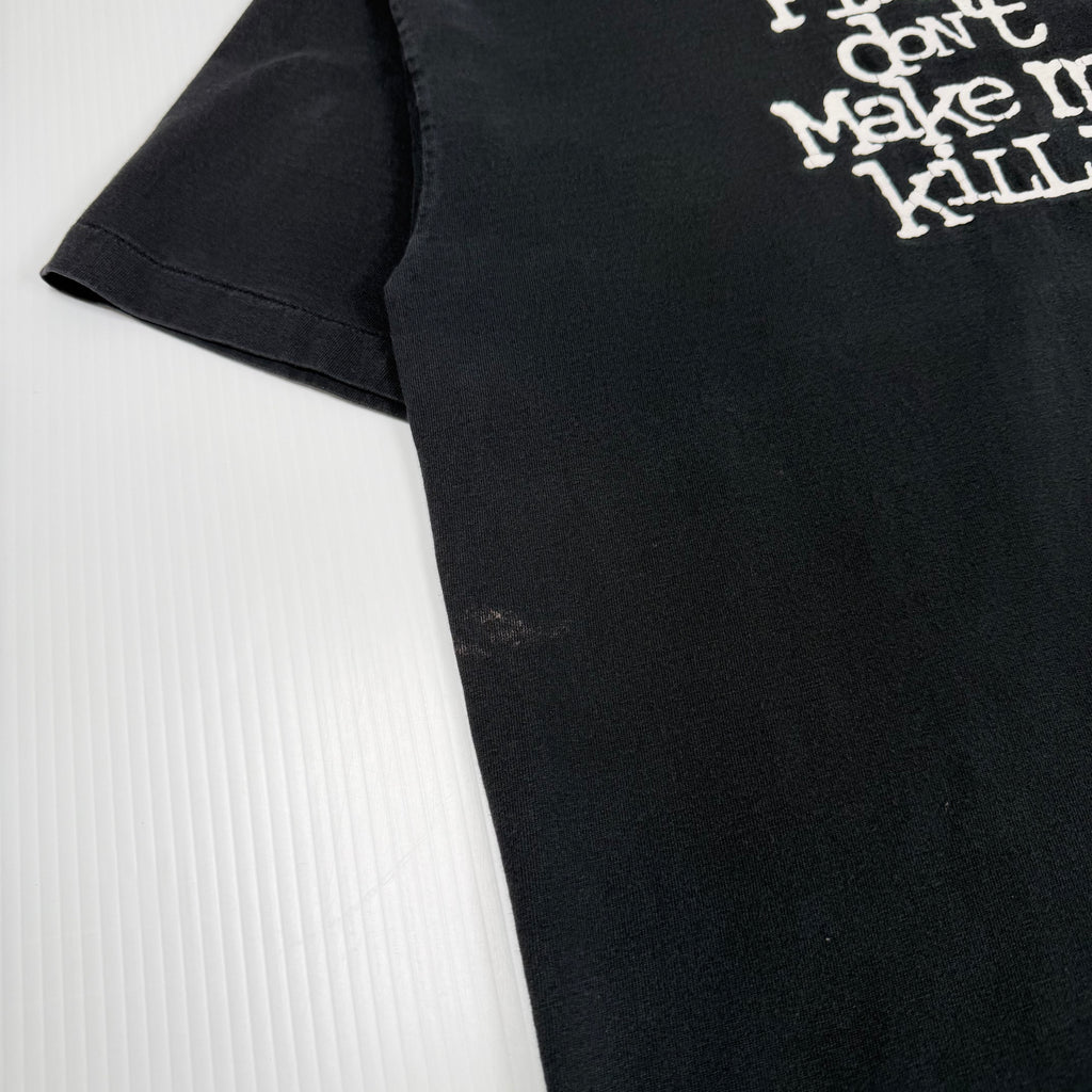 Vintage Please Don't Make Me Kill You Tee L