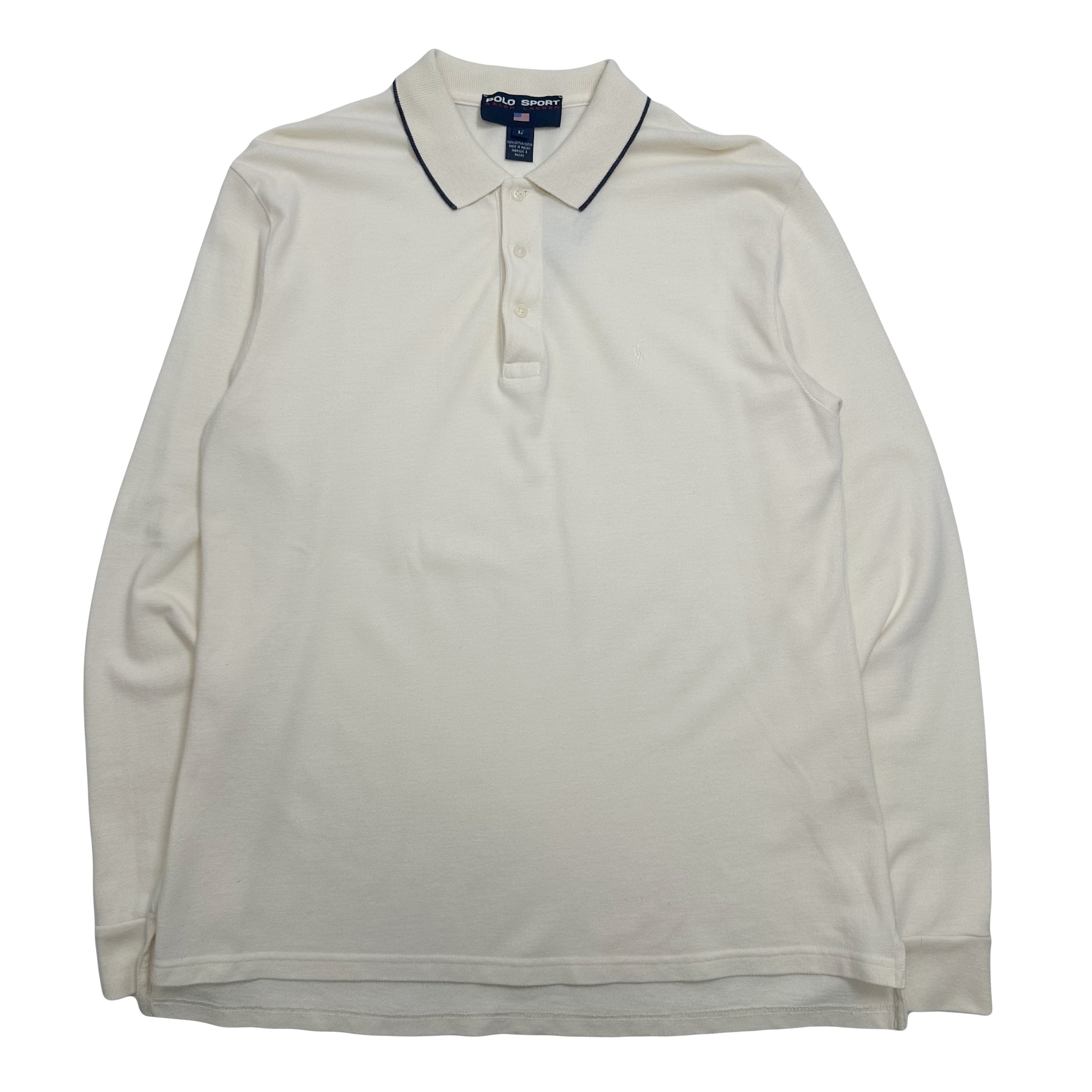 Vintage Polo Sport Longsleeve Polo Shirt L