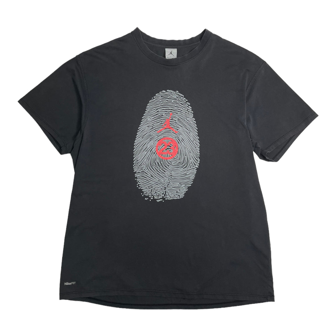 Y2K Air Jordan Thumbprint Tee L