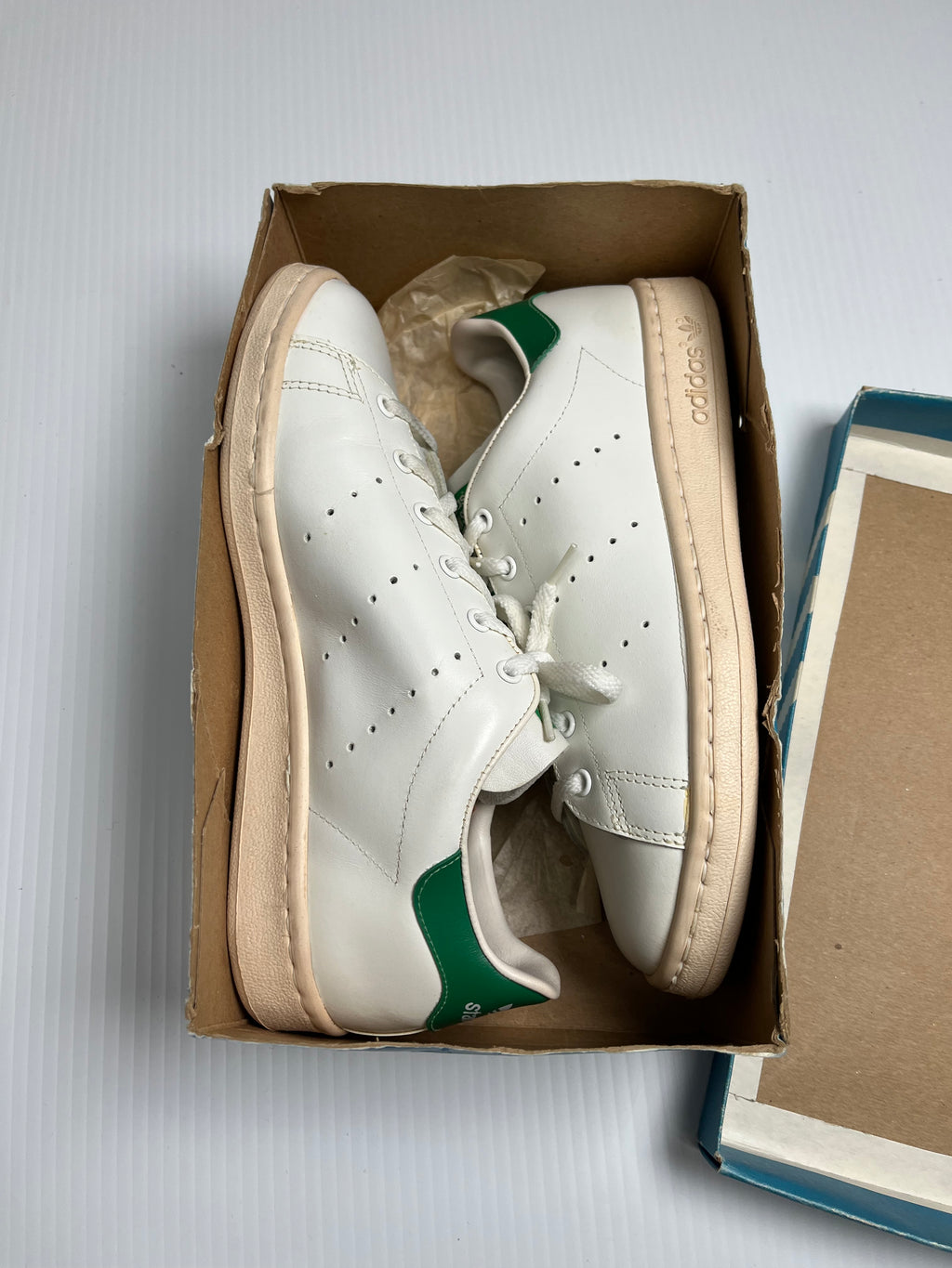 Vintage Adidas Stan Smith AF1028 Shoes With Box Size 6