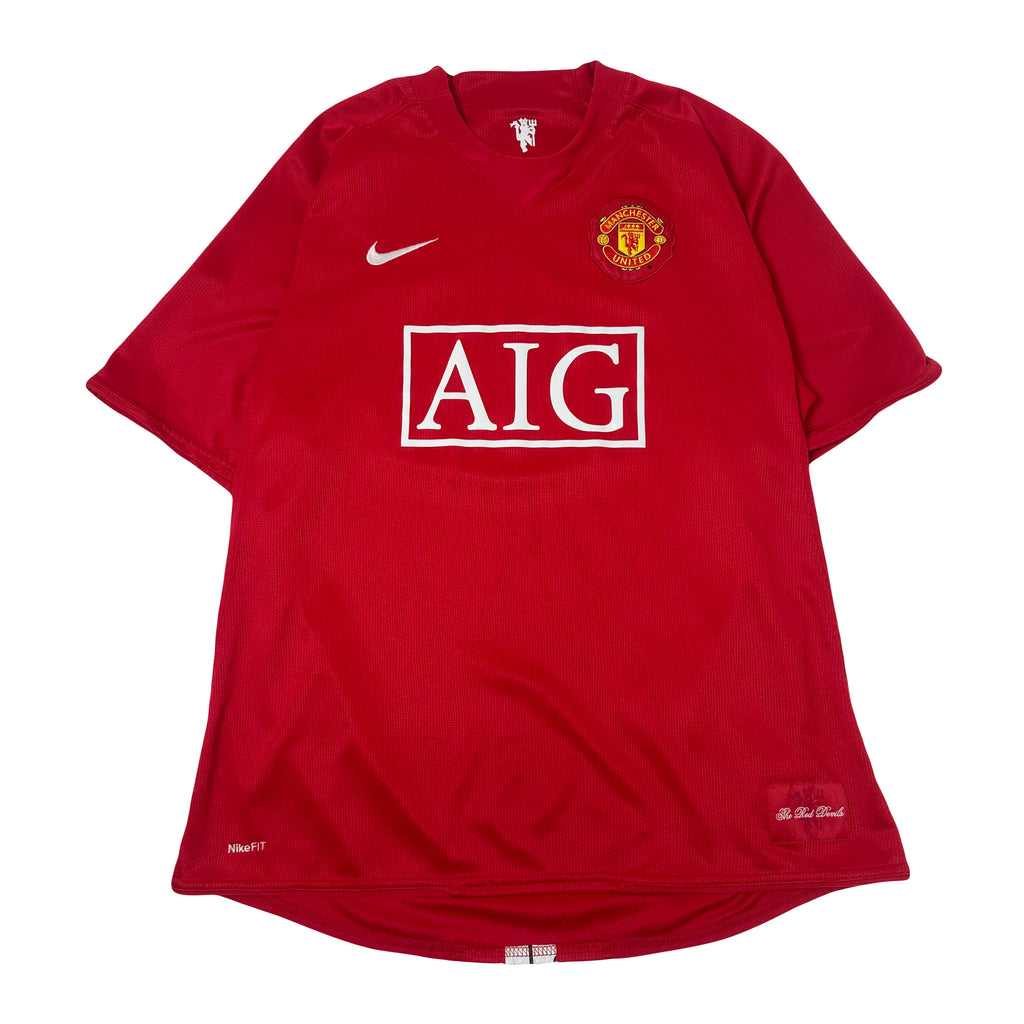 2007-09 Nike Manchester United Home Kit L