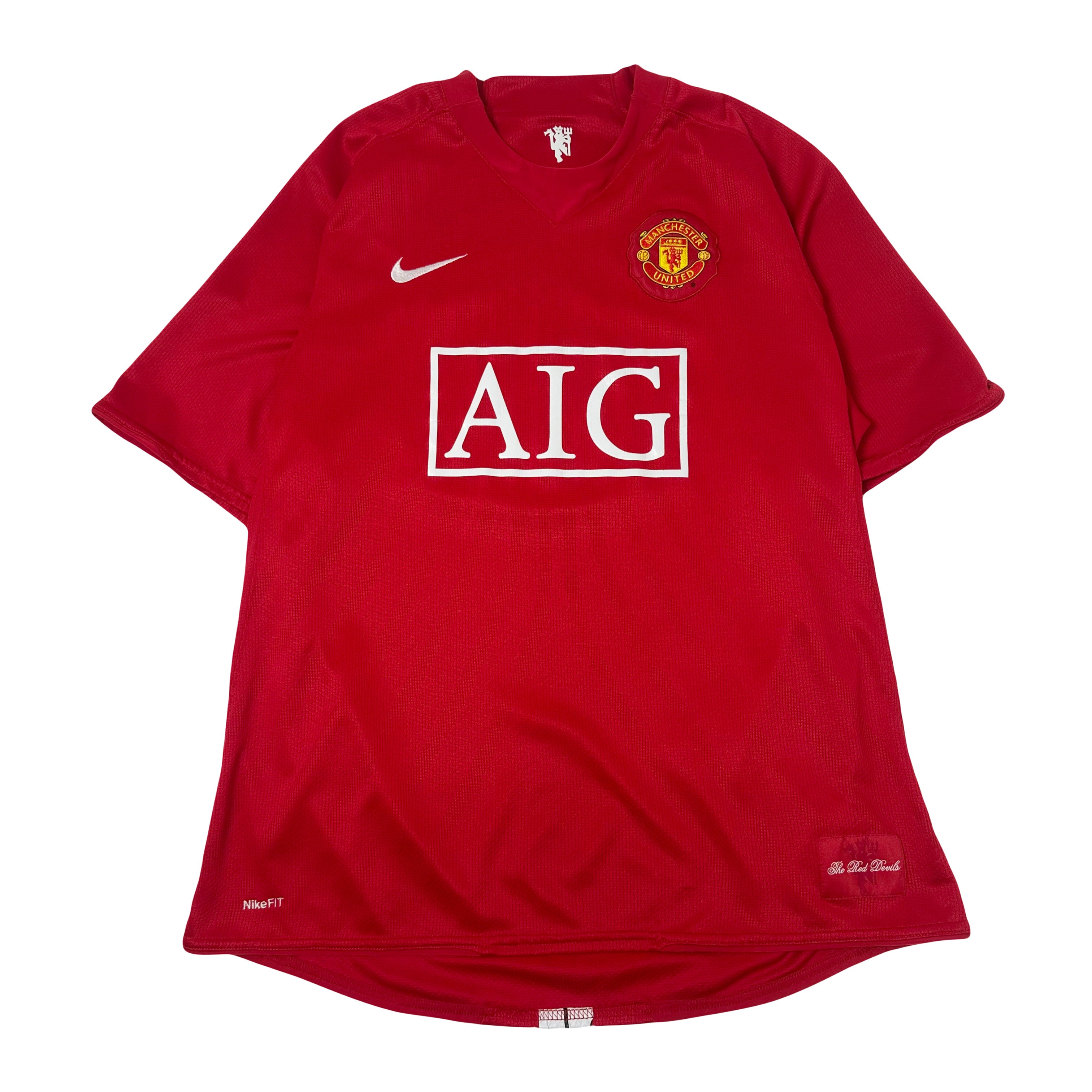 2007-09 Nike Manchester United Home Kit L