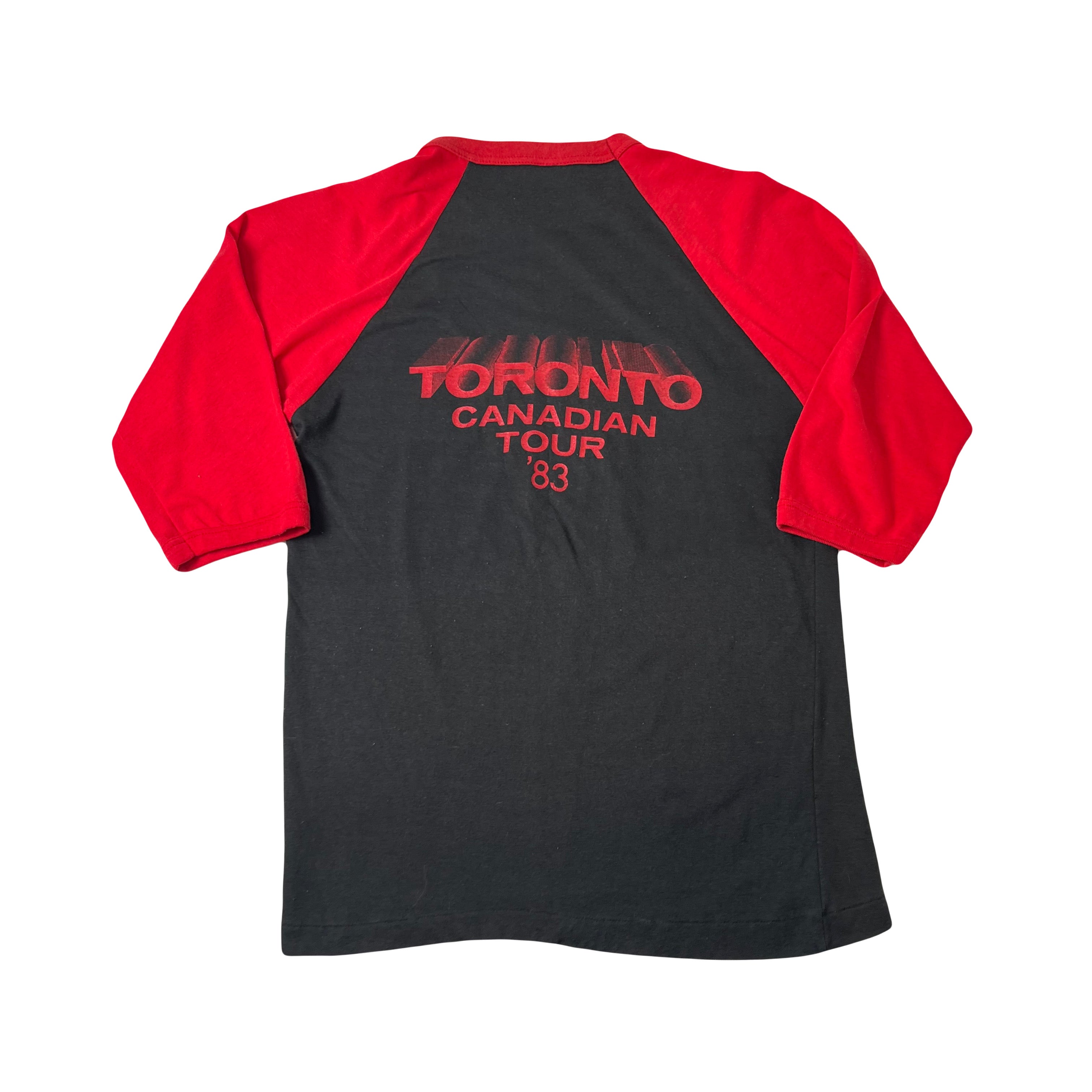 1983 Toronto Band Canadian Tour Raglan Shirt S