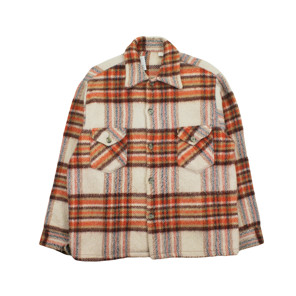 Vintage Wool Blend Button Up Shirt XL