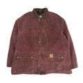 Vintage Carhartt Full Zip Blanket Lined Chore Jacket XXL
